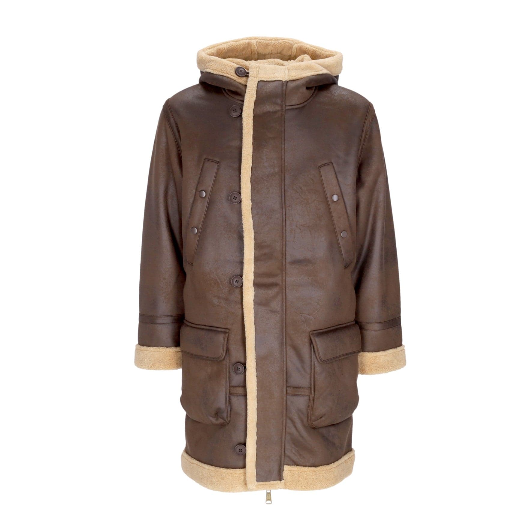 Men's Long Jacket B7 Arctic Parka Vintage Brown