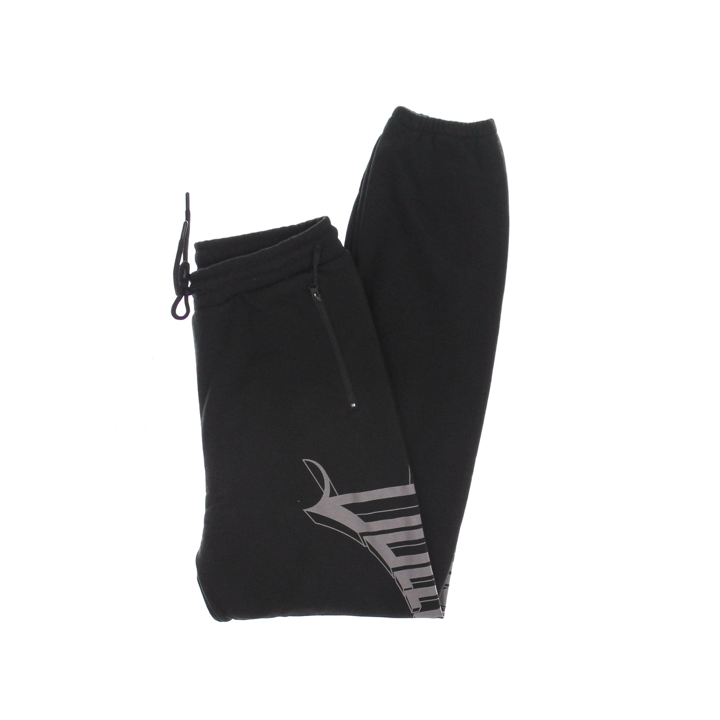 Lightweight Men's Tracksuit Pants Lettering 3d Sweatpants Black