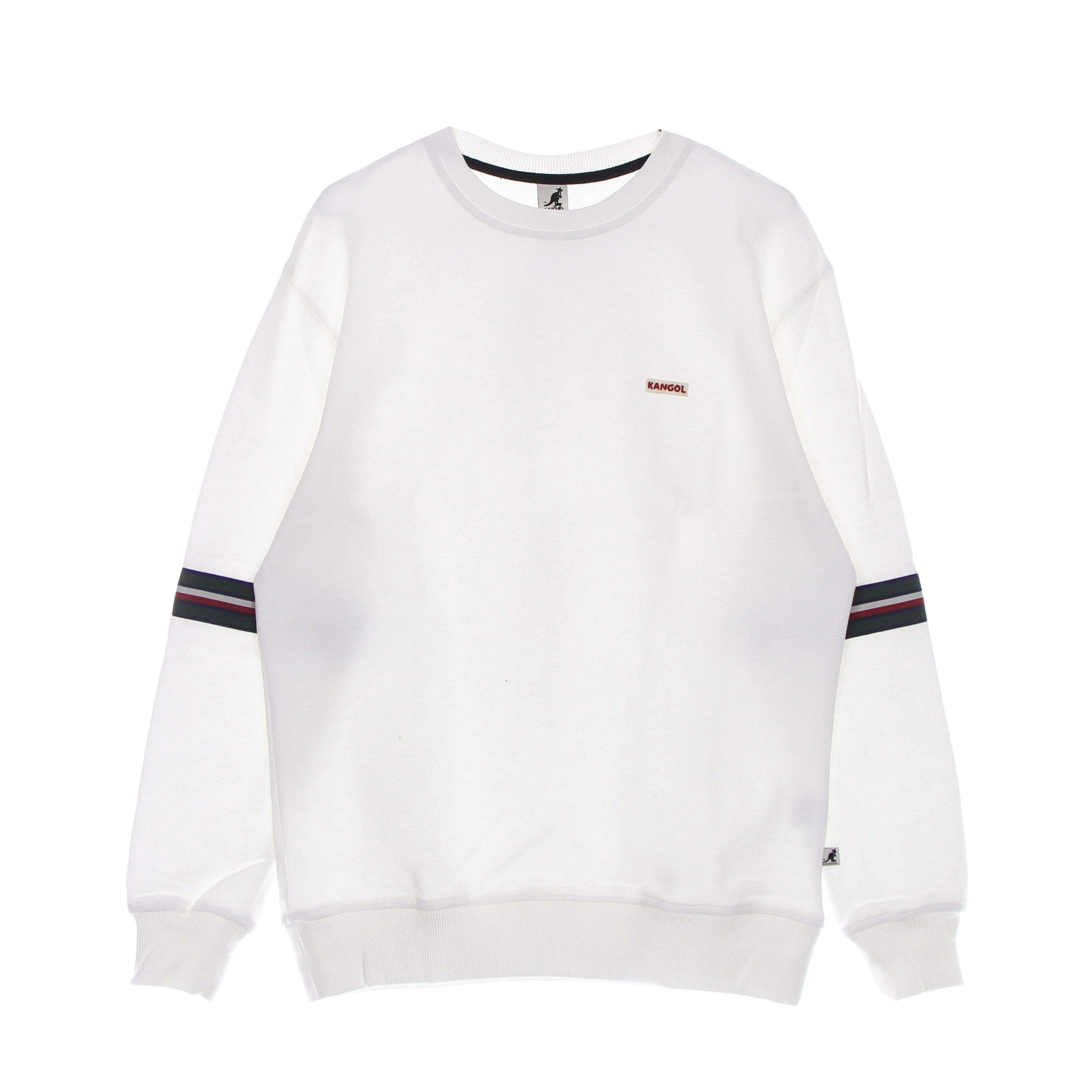 Men's Lightweight Crewneck Sweatshirt Heritage Taped Crew Sweat Off White