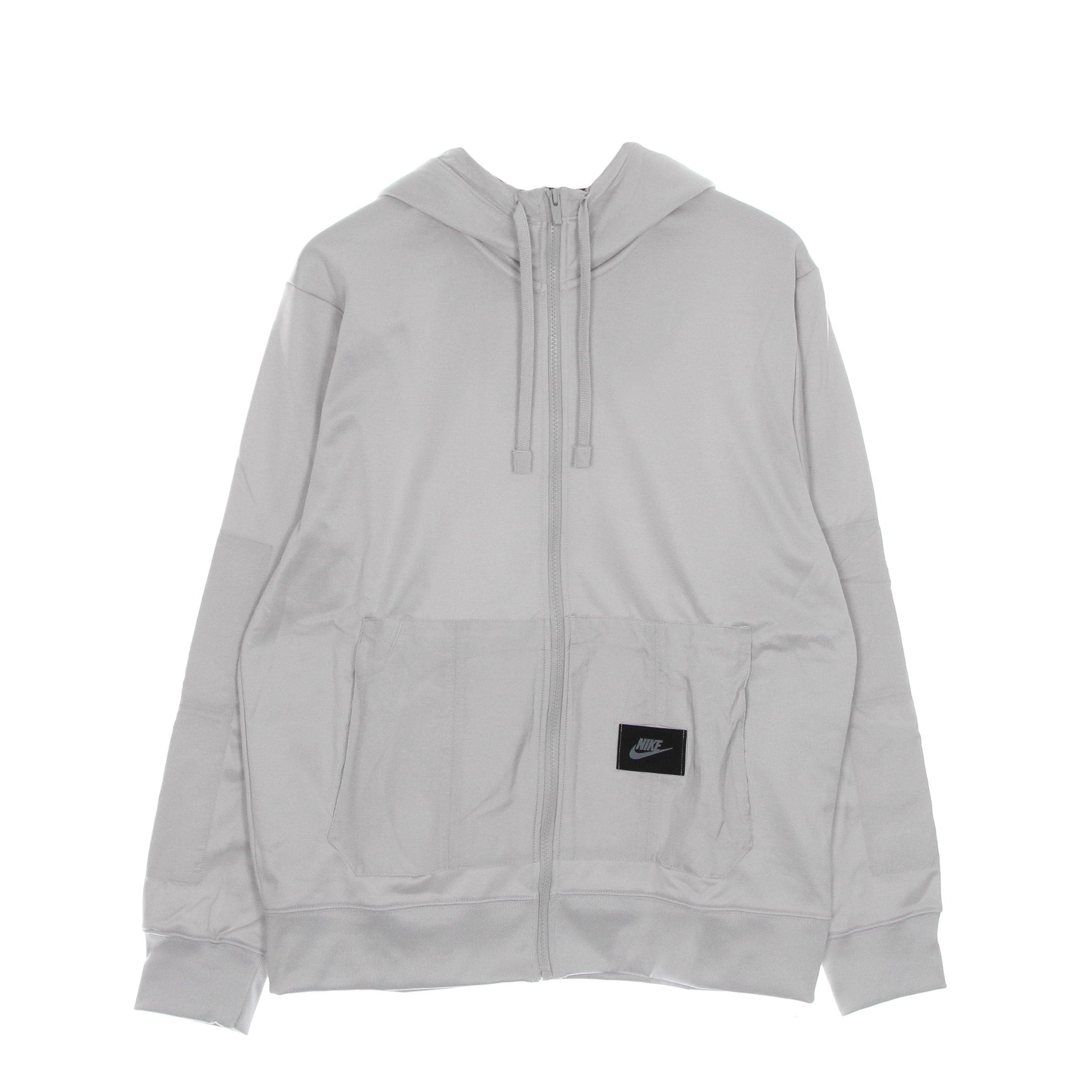 Men's Zip Hoodie Sportswear Spu Dri-fit Fleece Full-zip Hoodie Bb Lt Iron Ore/lt Iron Ore/black