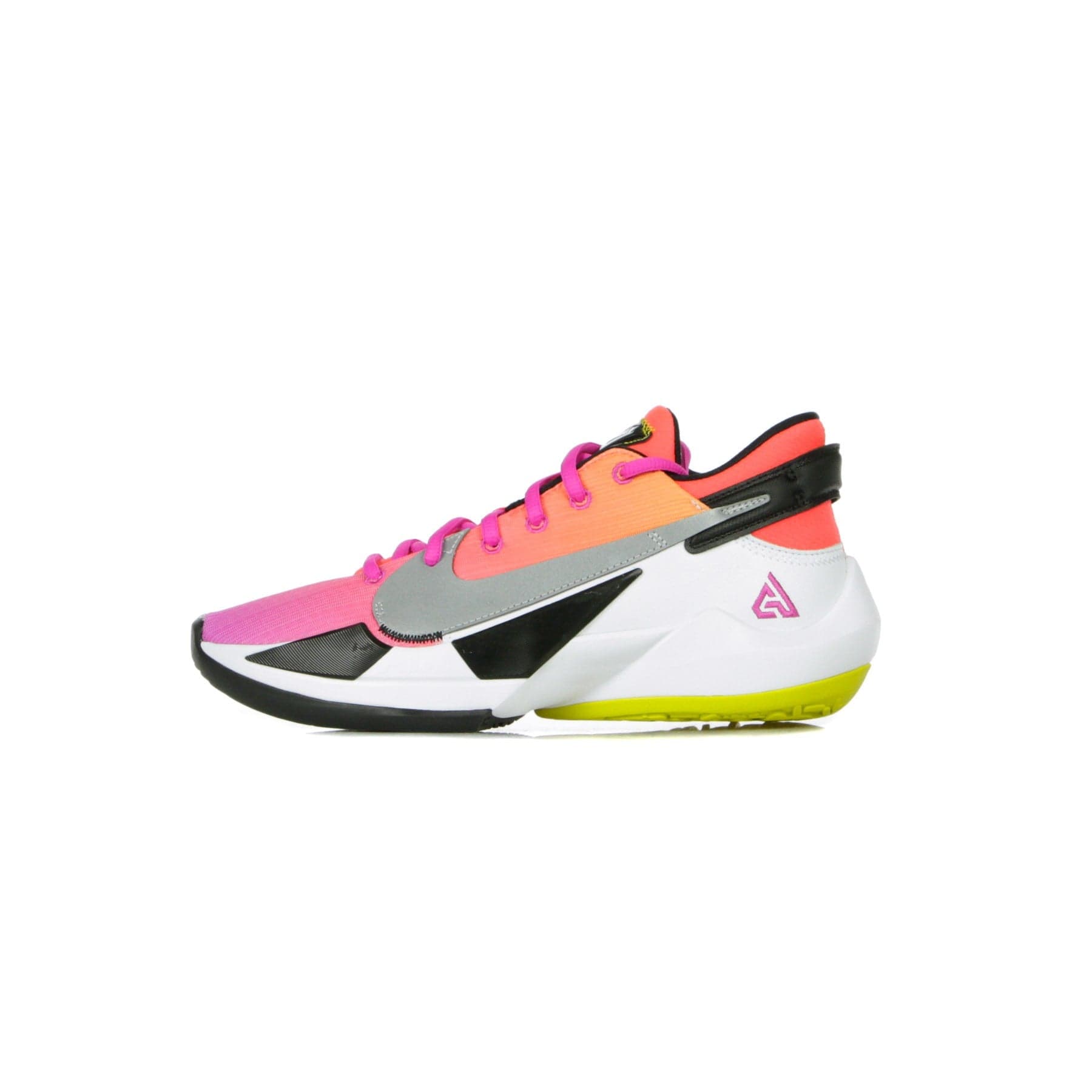 Zoom Freak 2 X Giannis Antetokounmpo Men's Low Shoe Bright Crimson/black/fire Pink/white