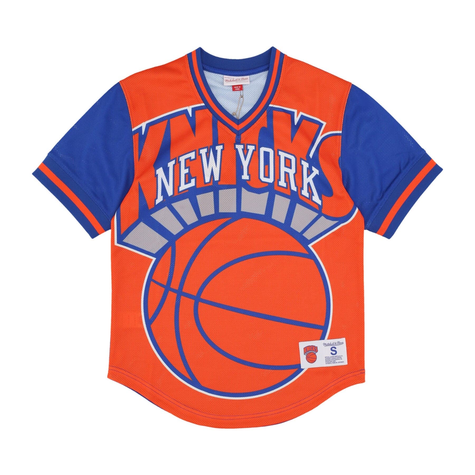 Men's NBA Jumbotron 3.0 Mesh V-neck Neykni Jersey Multi/white