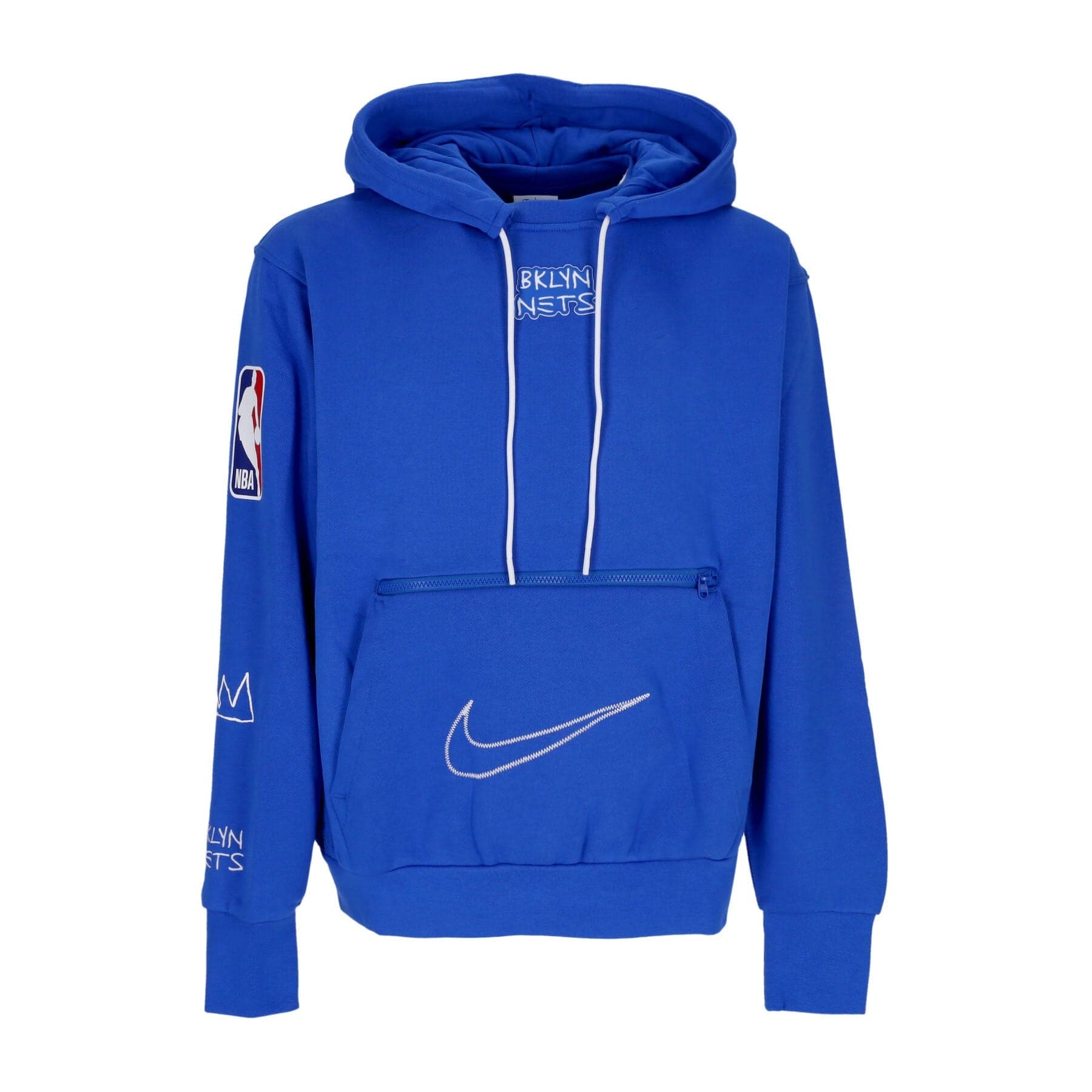 Men's Hoodie Nba City Edition Courtside Fleece Hoodie Bronet Royal Blue