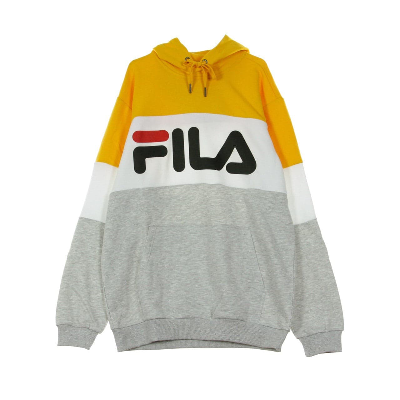 Men's Night Blocked Hoodie Light Gray Melange/bros/bright White/citrus