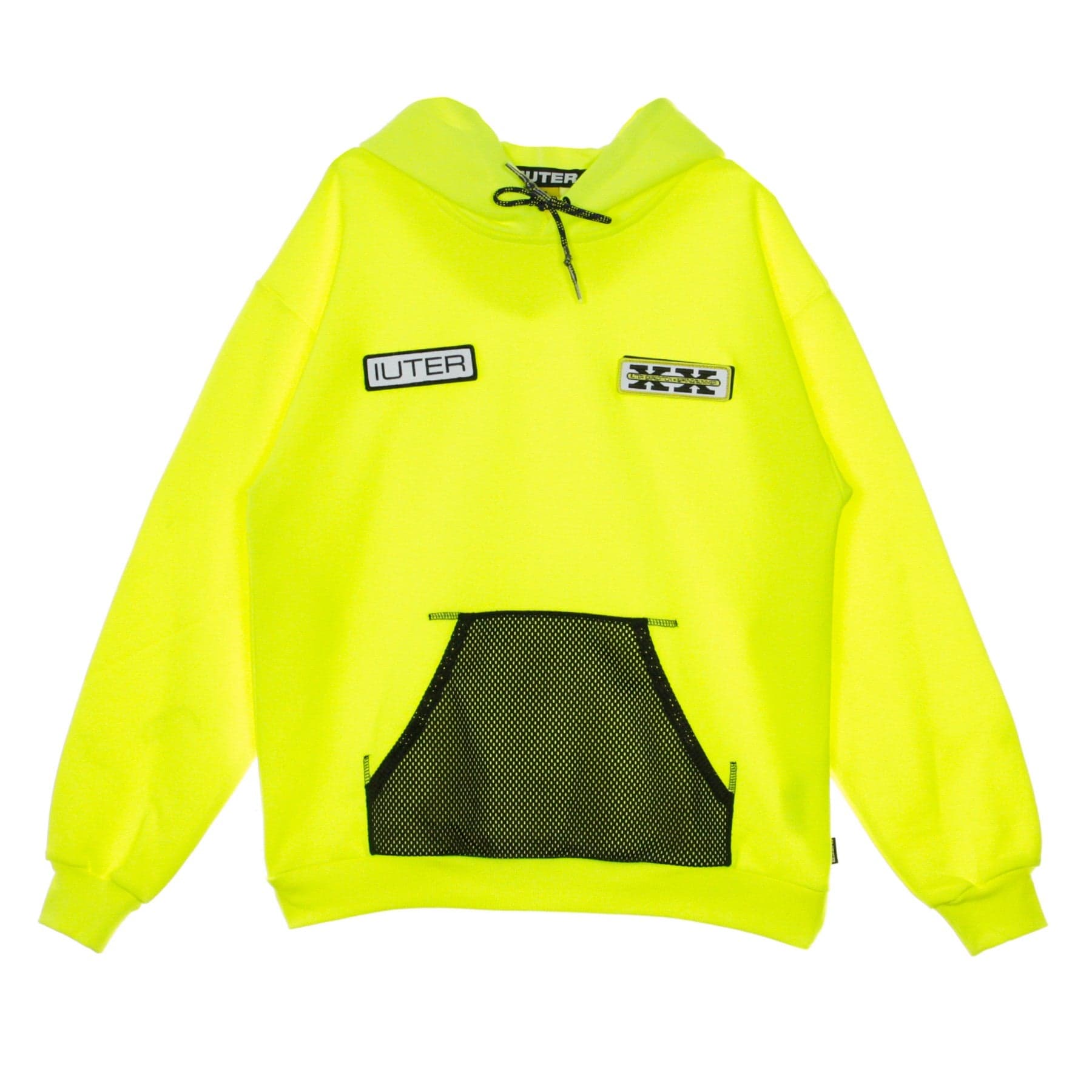 Men's Lightweight Hoodie Visibility Hoodie Neon Yellow