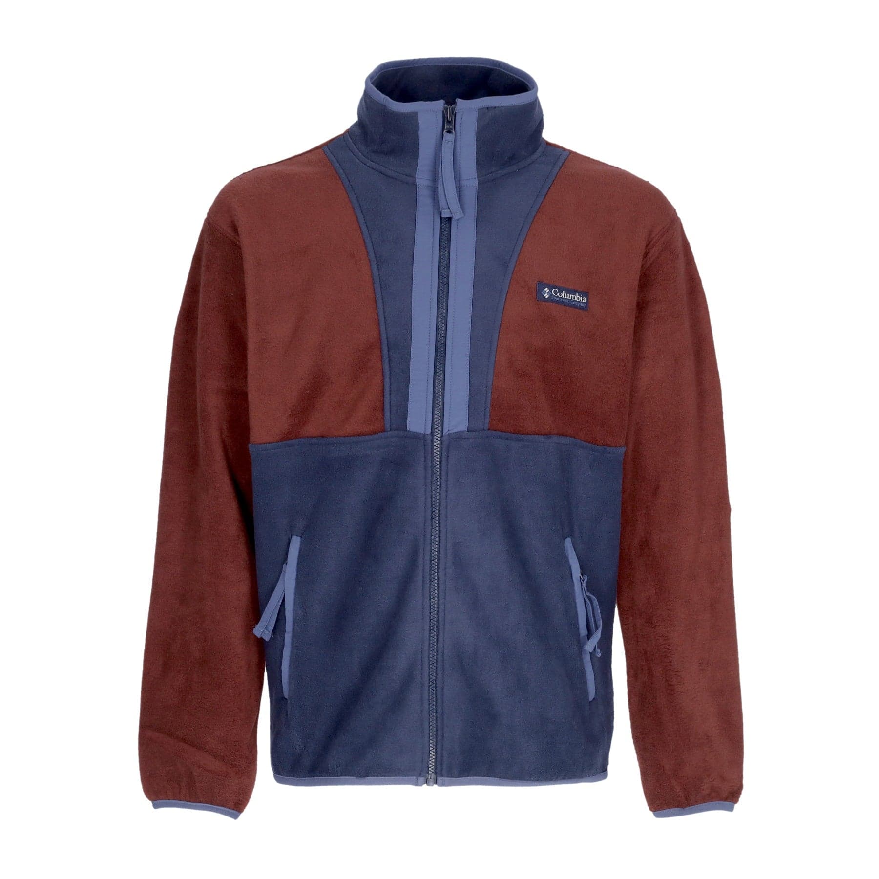 Men's Back Bowl Full Zip Fleece Jacket Elderberry/coll Navy/dark Montain