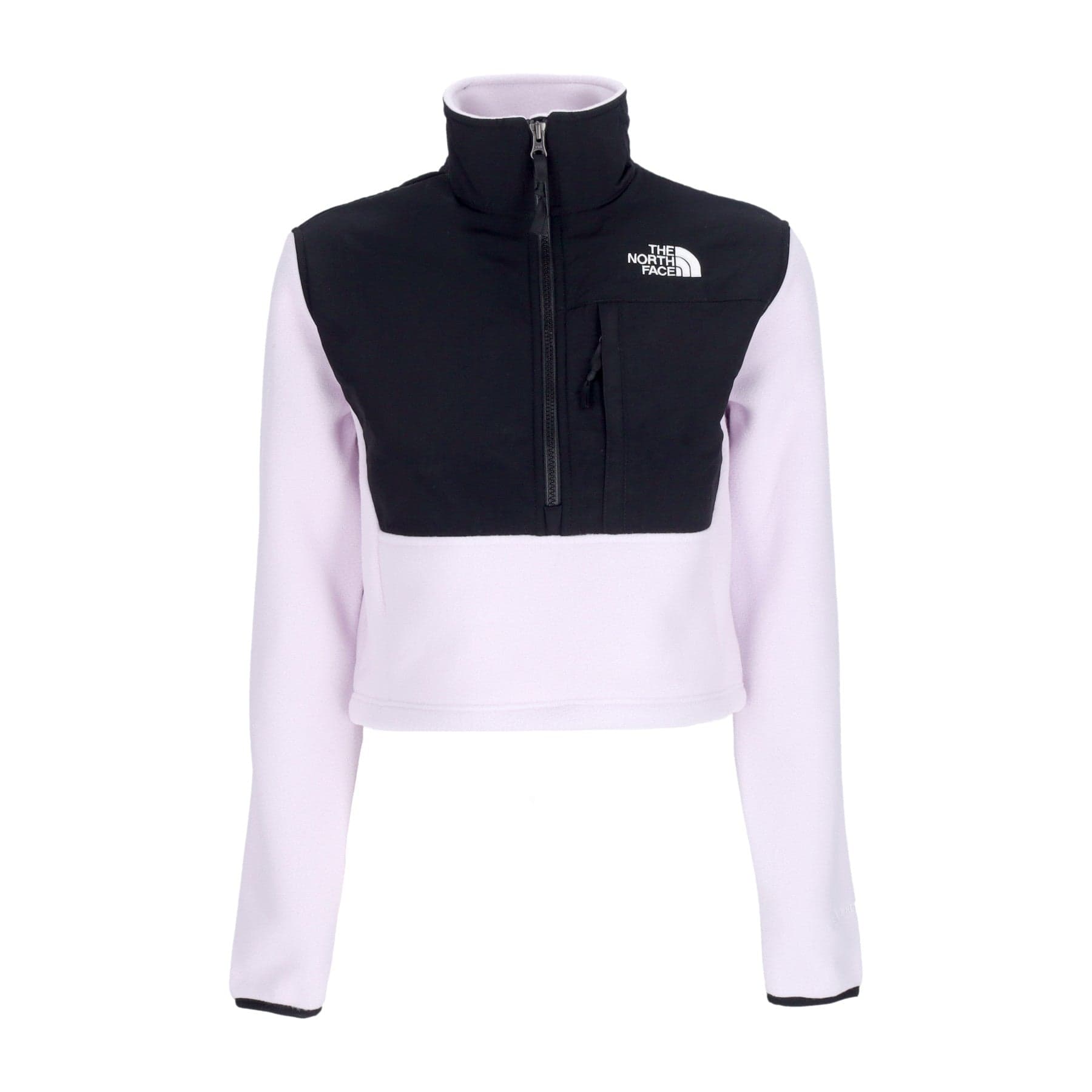 Women's Slip-on Fleece Jacket W Denali Crop Lavender Fog