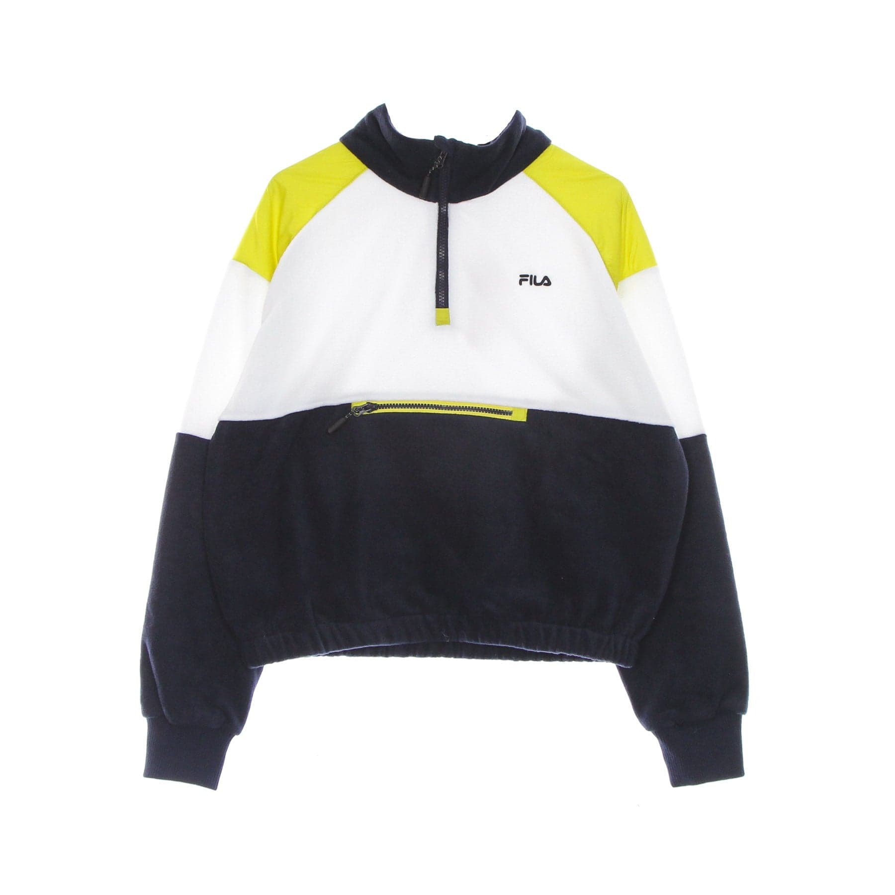 Yvonne Women's High Neck Sweatshirt Half Zip Fleece Shirt