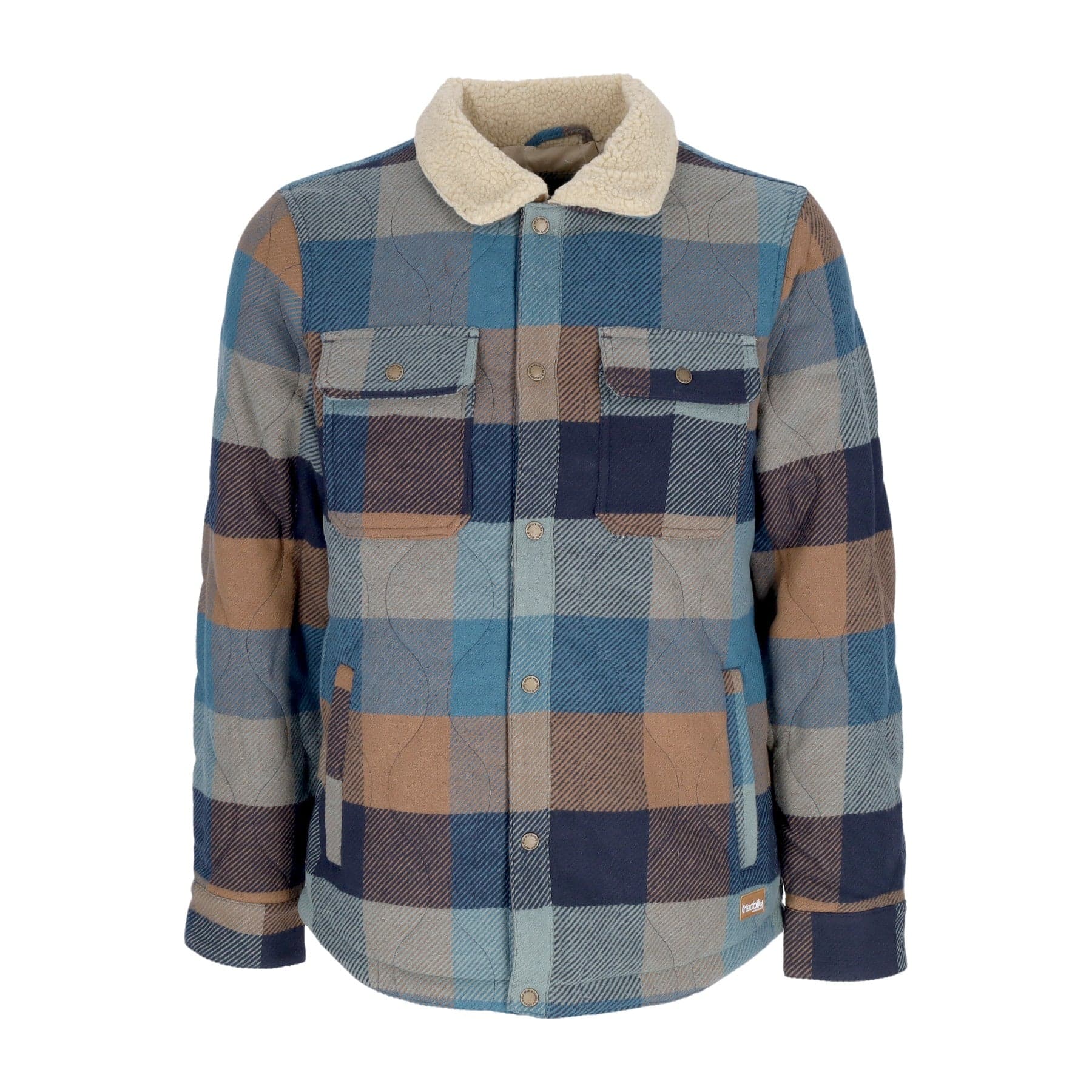 Young Fella Jacket Men's Padded Shirt Blue Beryl