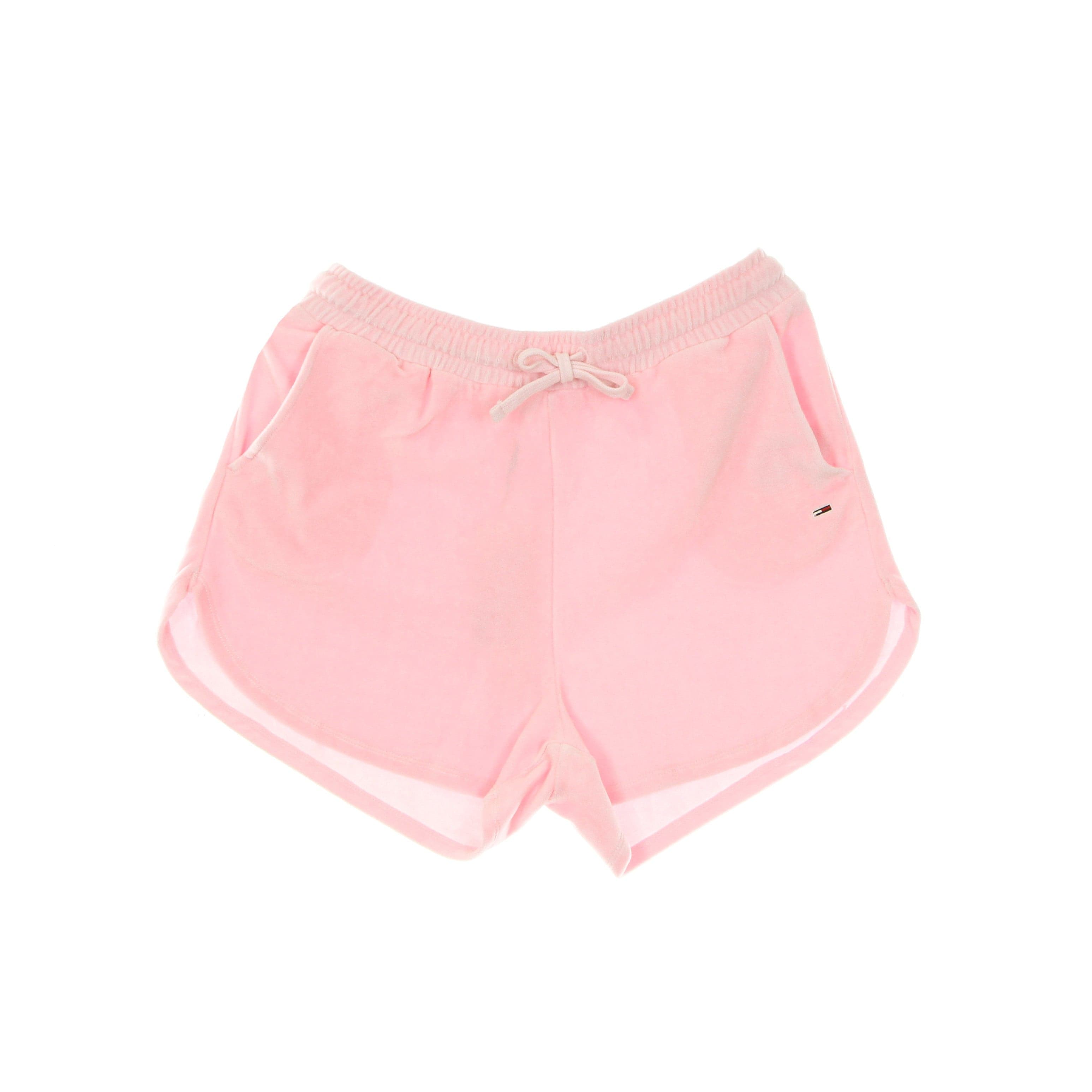 Women's Shorts Pastel Velor Shorts Romantic Pink