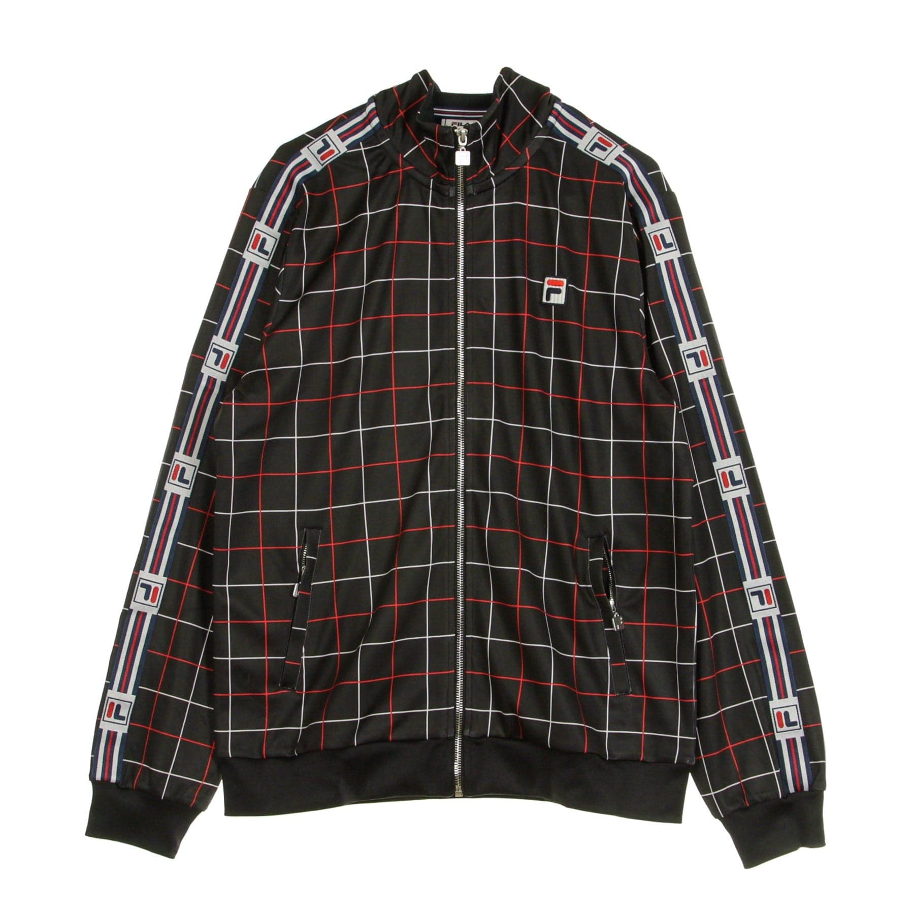Waite Aop Tj Black Check Allover Men's Track Jacket