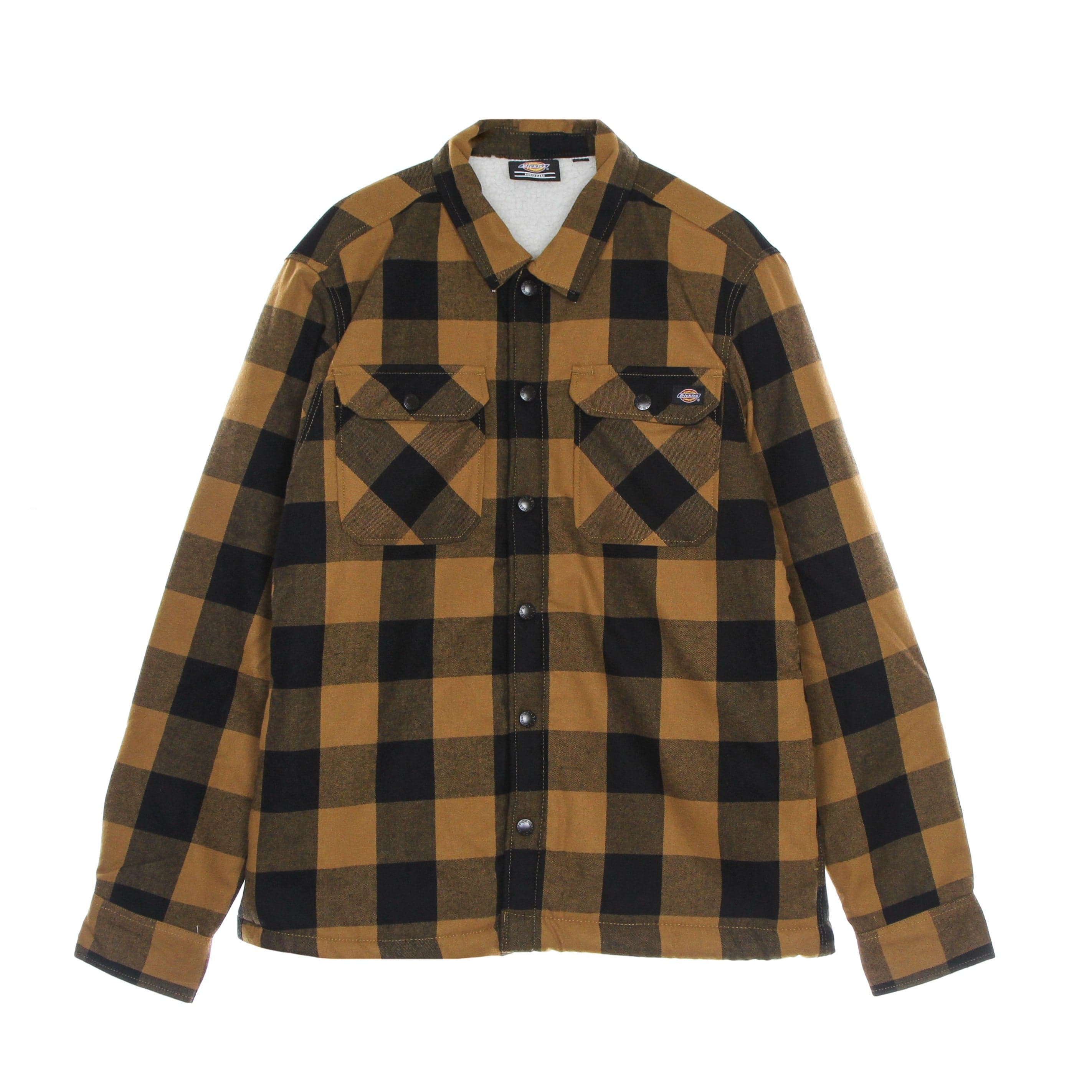 Men's Sherpa Lined Padded Shirt Sacramento Brown Duck