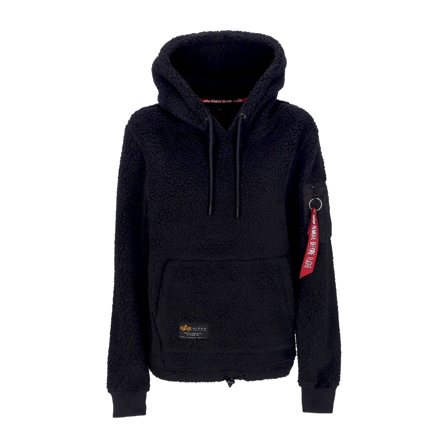 Women's Hoodie Teddy Hoodie Wmn Black