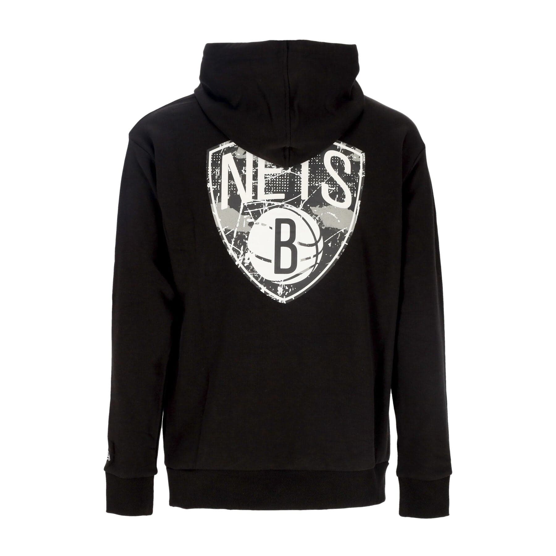 Men's Lightweight Hoodie Nba Infill Team Logo Os Hoodie Bronet Black/white