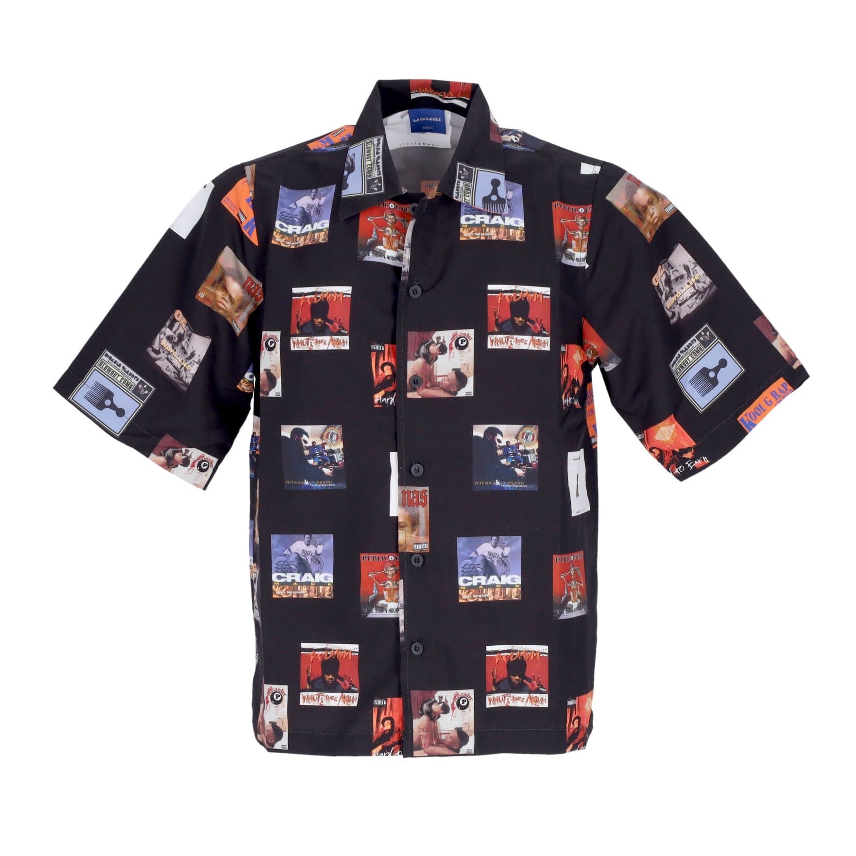 Men's Short Sleeve Shirt Covers Shirt Black