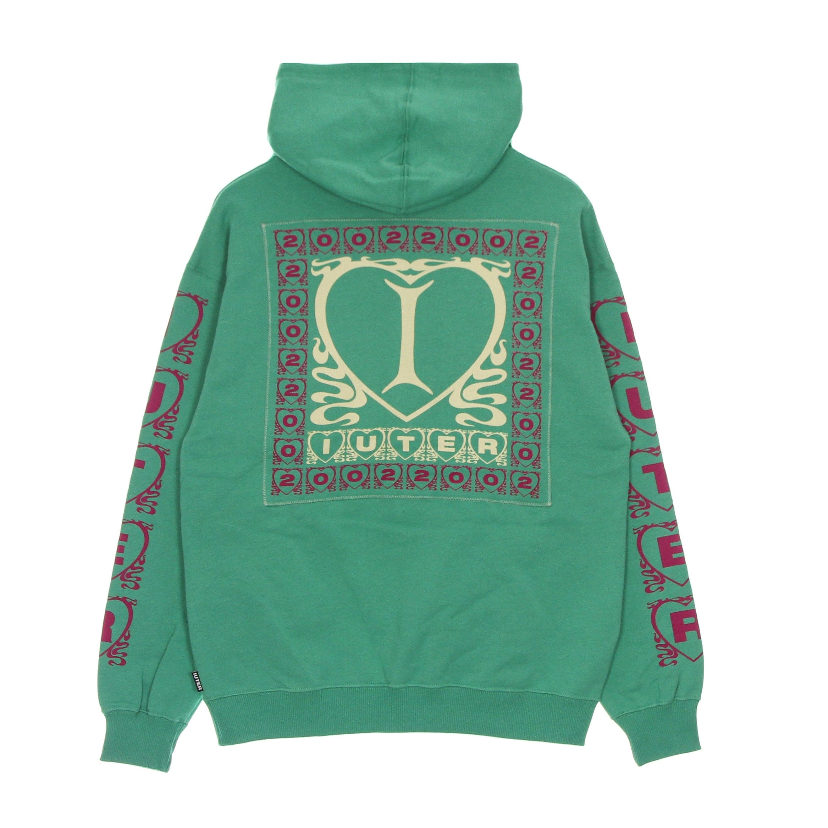 Lovely Hoodie Emerald Men's Lightweight Hooded Sweatshirt