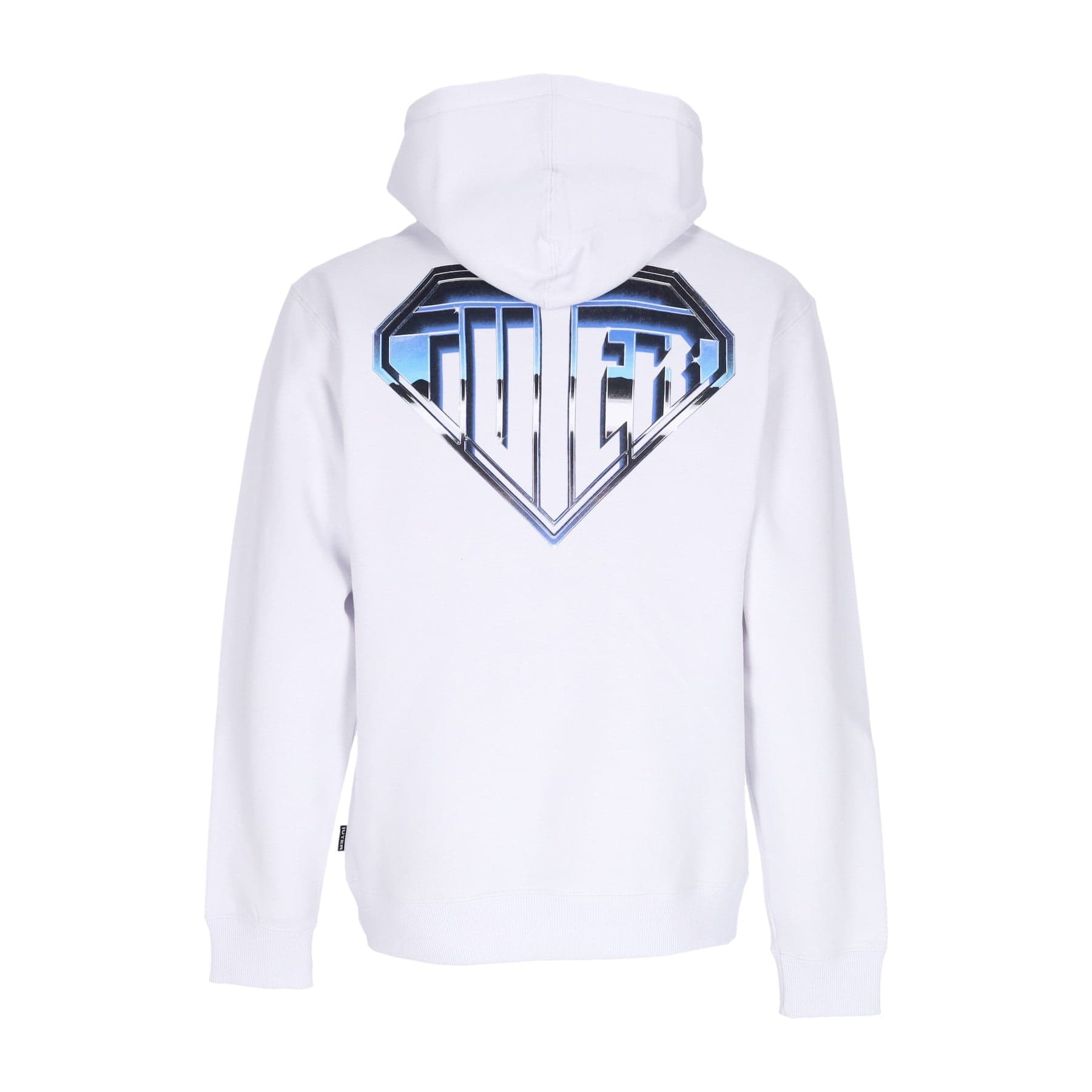 Men's Metal Logo Hoodie White