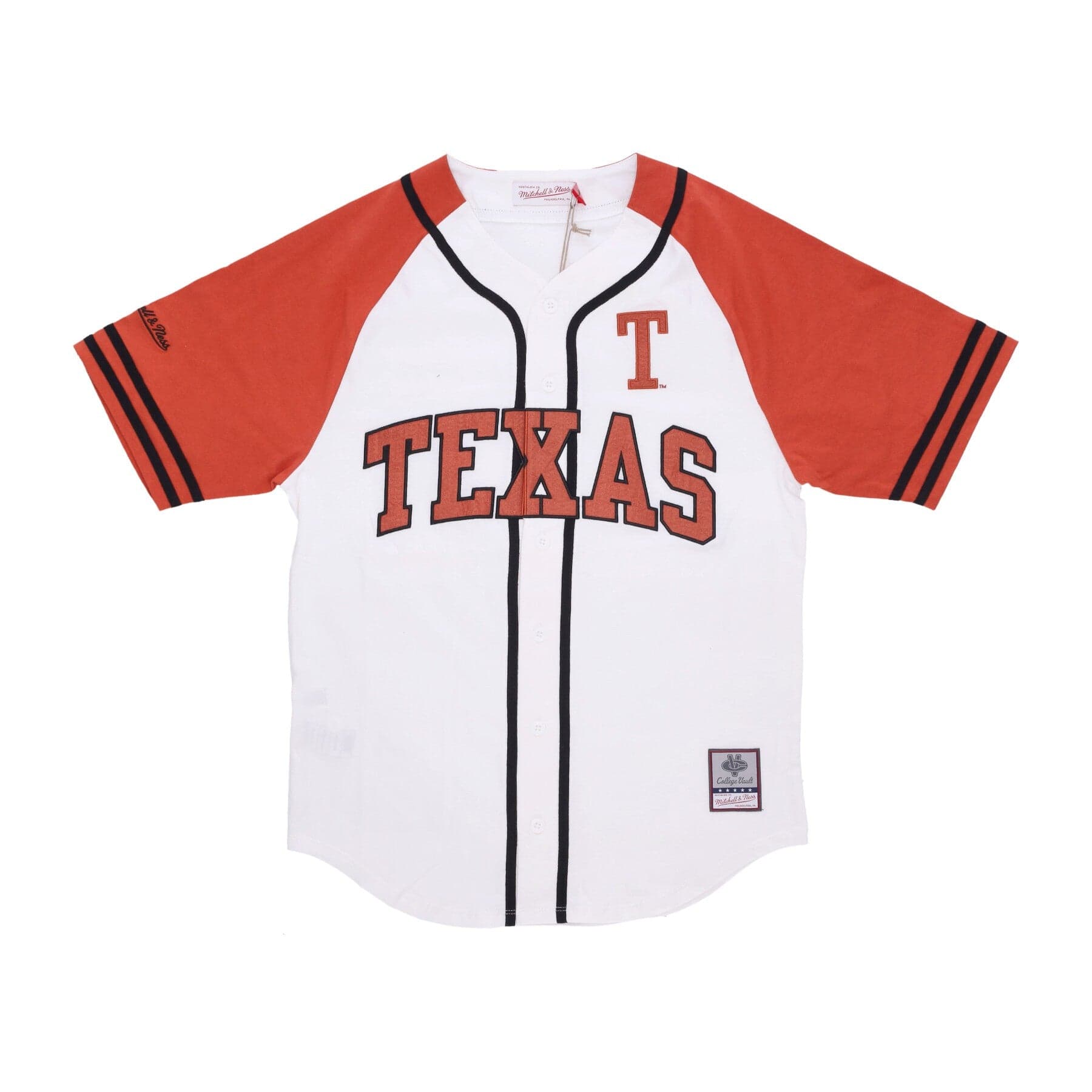 Men's NCAA Practice Day Button Front Jersey Texlon White
