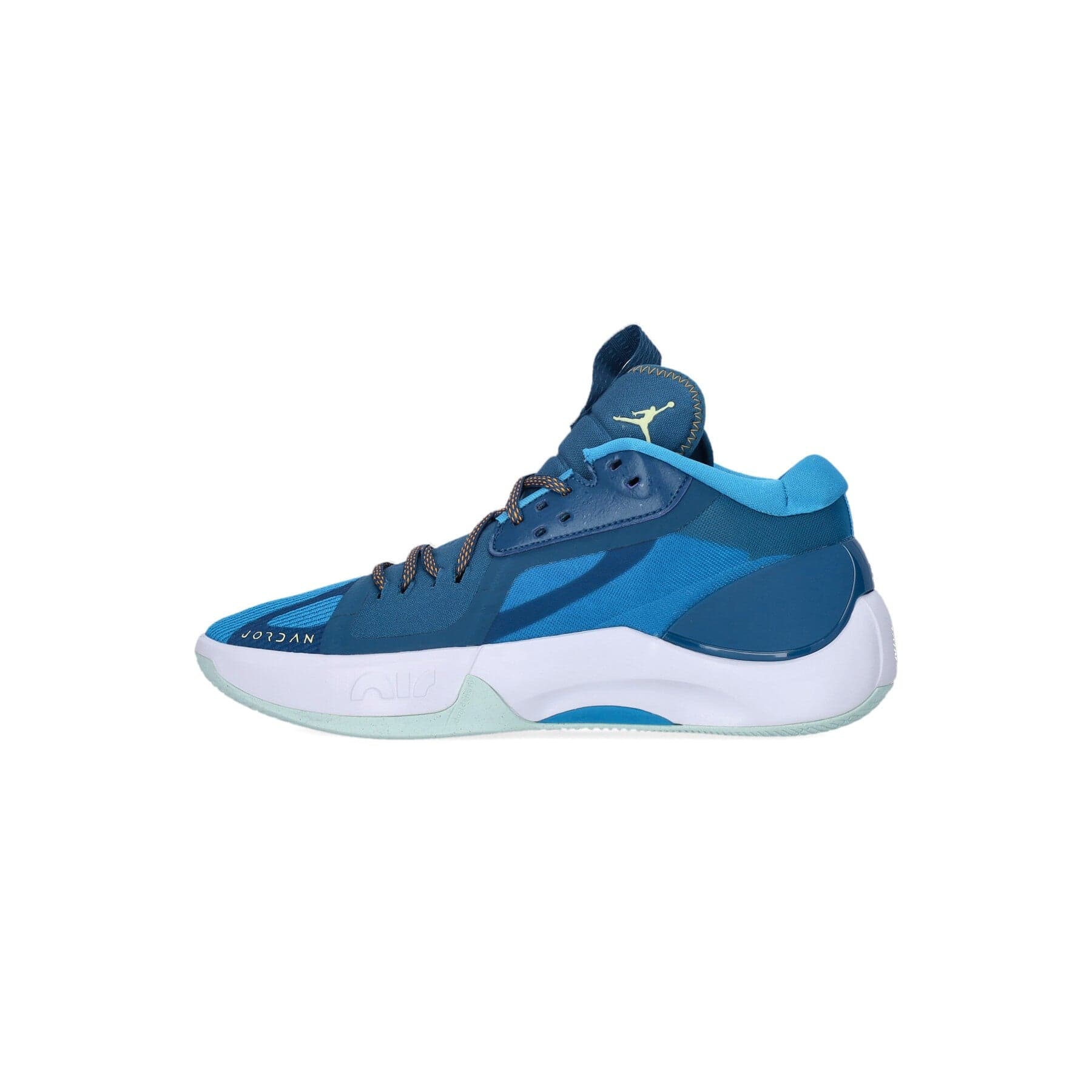 Jordan Zoom Separate Men's Low Shoe Laser Blue/citron Tint/navy/kumquat