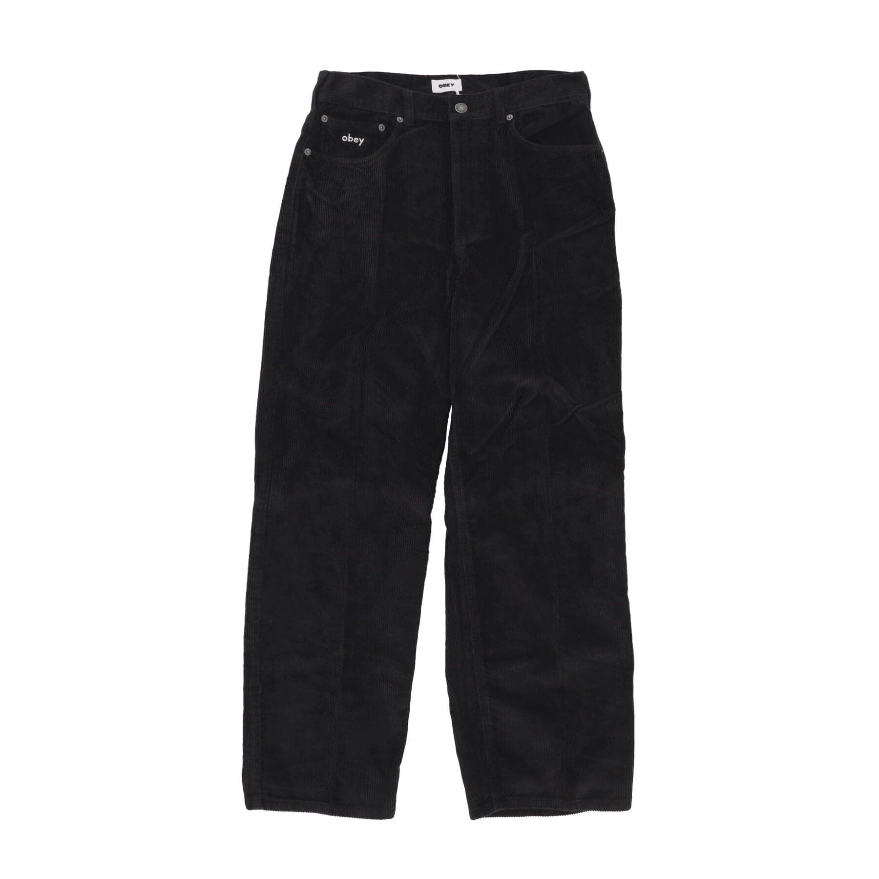 Bigwig Baggy Corduroy Pant Digital Black Men's Long Trousers