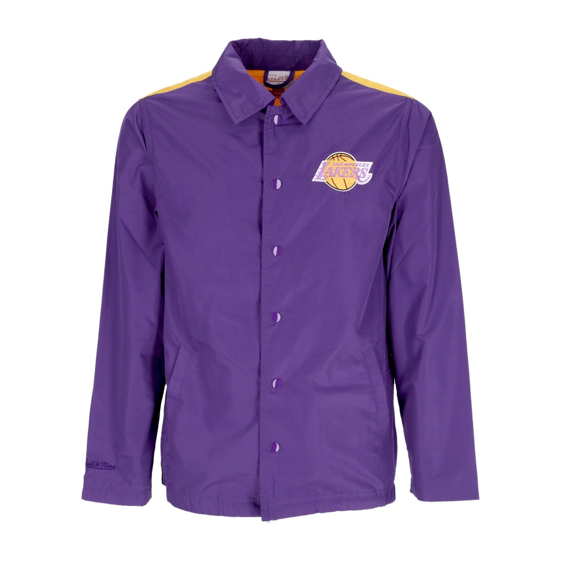 Coach Jacket Men's Nba Big Face Coach Jacket 5.0 Hardwood Classics Loslak Purple