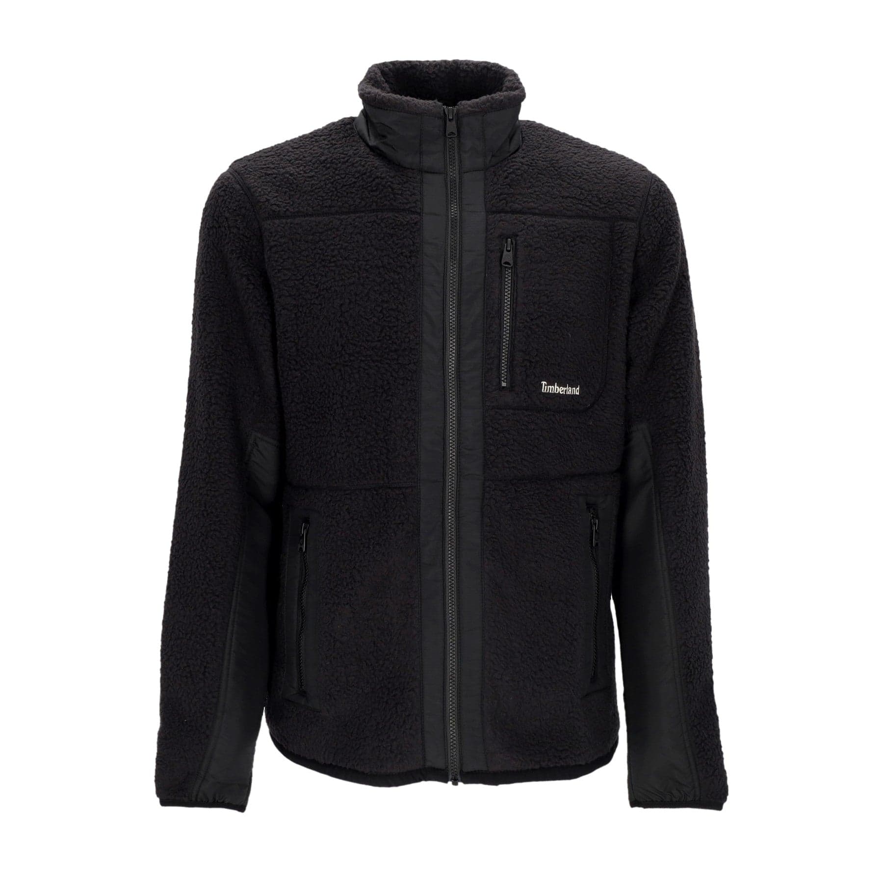 Men's Fleece Jacket Mm Sherpa Fleece Jacket Black