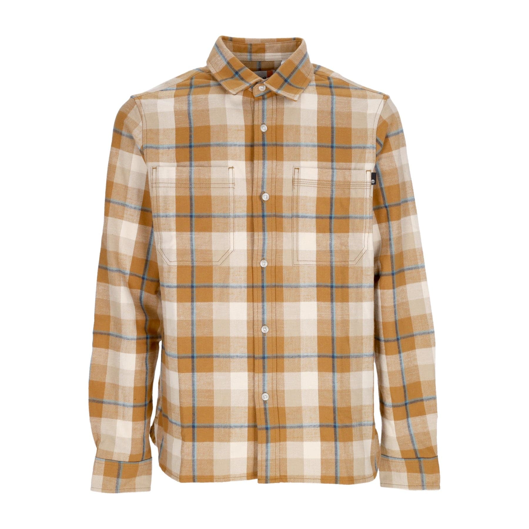 Men's Long Sleeve Shirt Work Hvy Flannel Shirt Wheat Boot