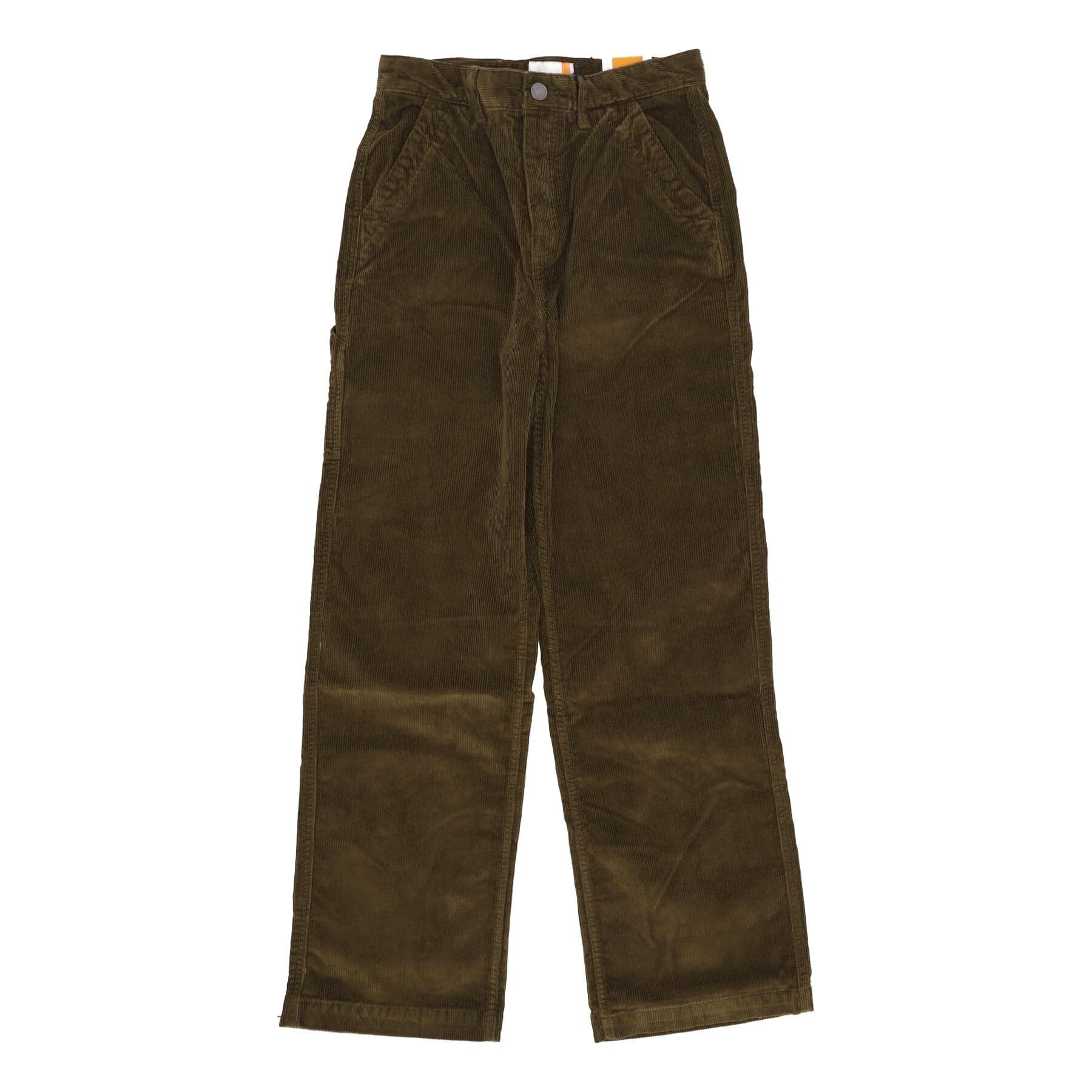 Long Men's Work Cord Pant Dark Olive