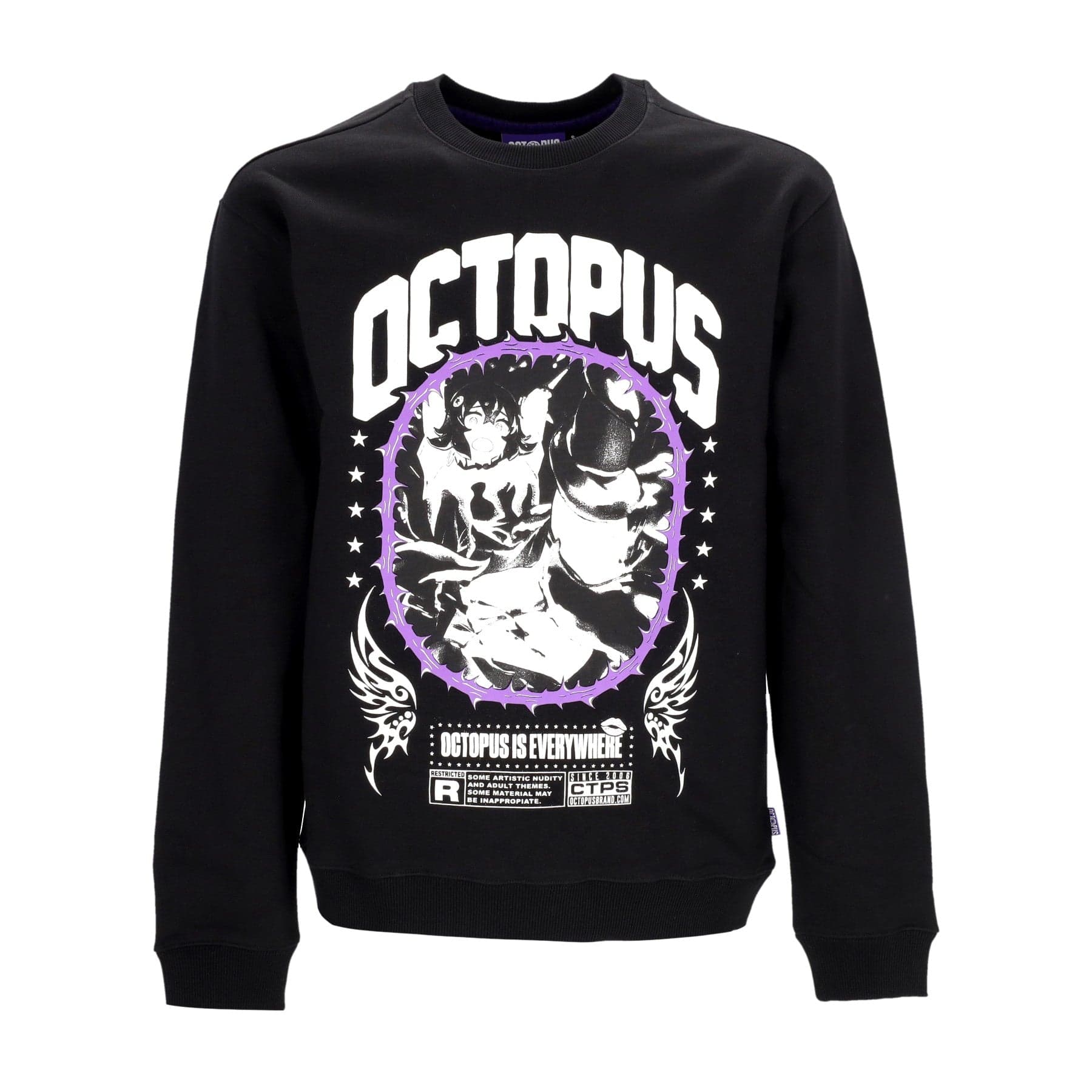 Hentai Thorns Crewneck Men's Sweatshirt Black