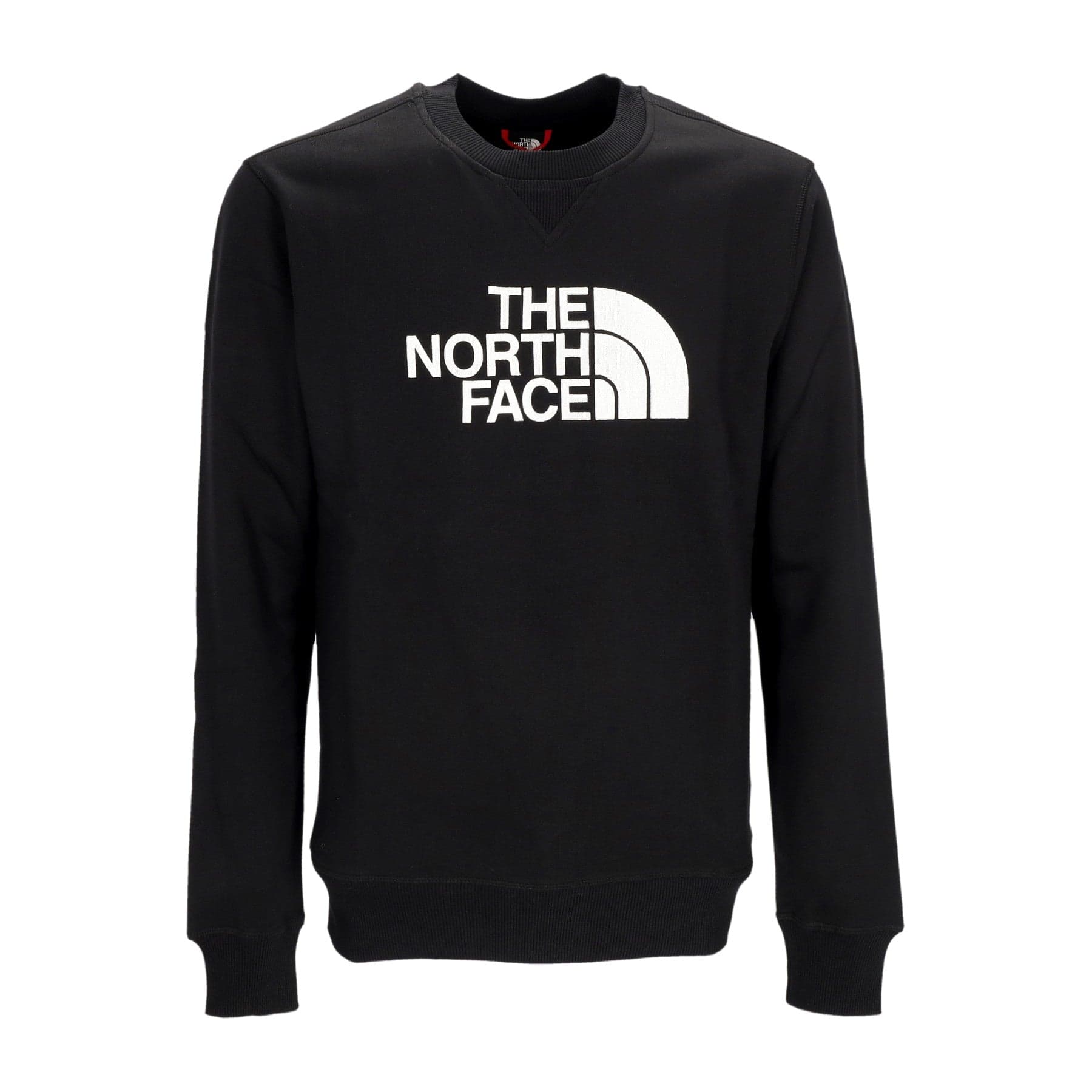 Drew Peak Crewneck Men's Sweatshirt Black/white