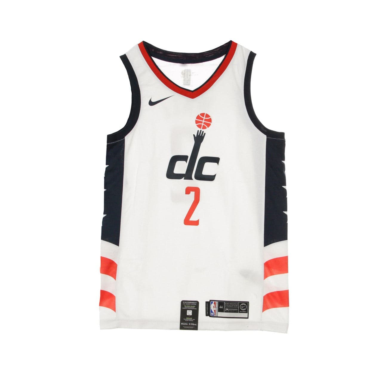 Men's Basketball Tank Top Nba Swingman Jersey City Edition No 2 John Wall Waswiz White