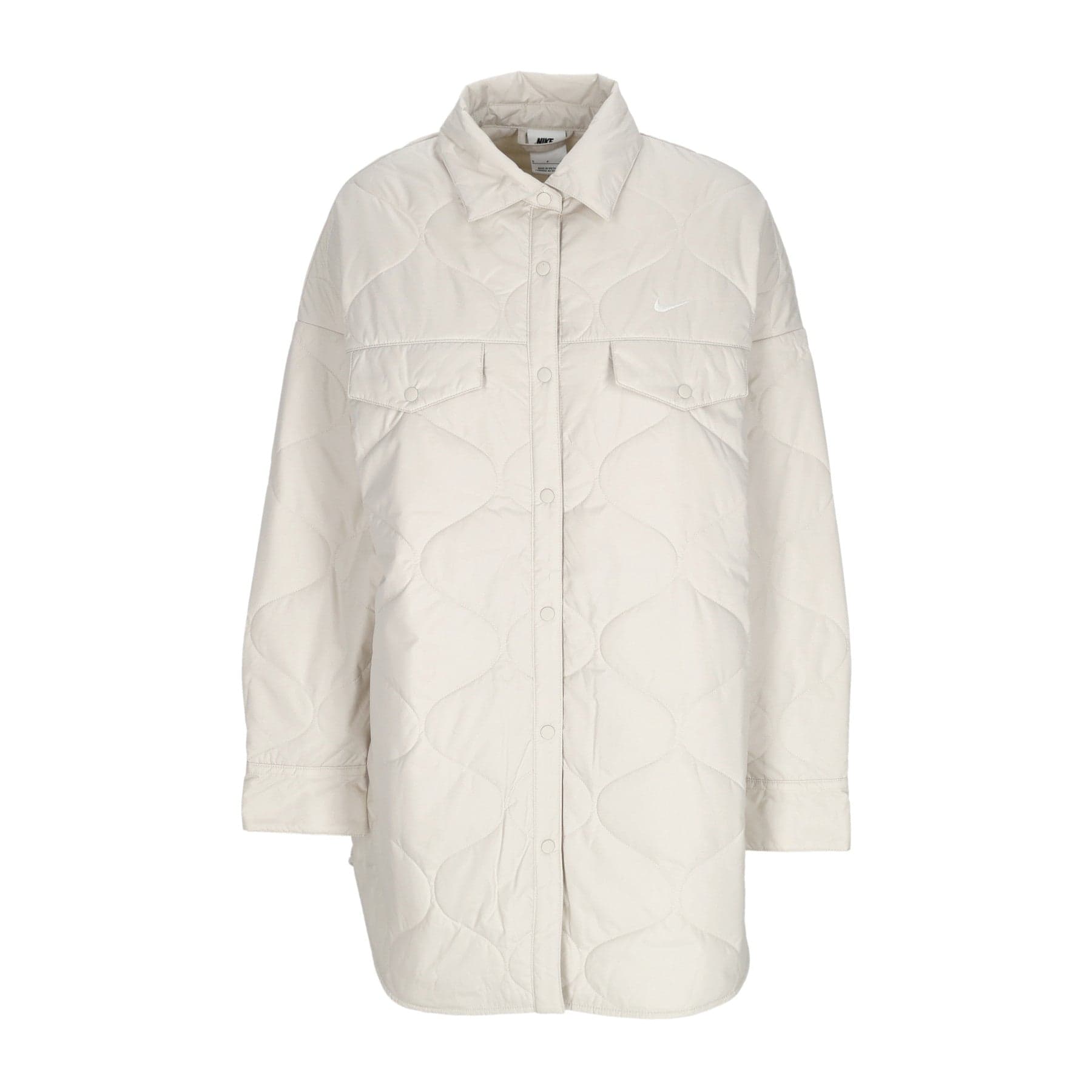 Coach Jacket Women's W Sportswear Essentials Quilted Trench Lt Orewood Brn/sail