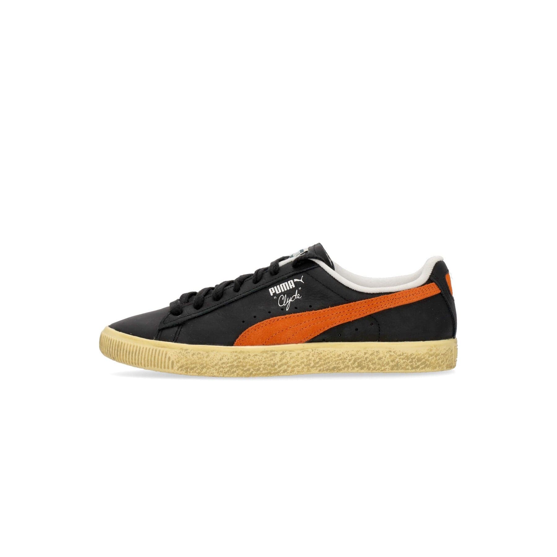 Clyde Vintage Black/rickie Orange Men's Low Shoe