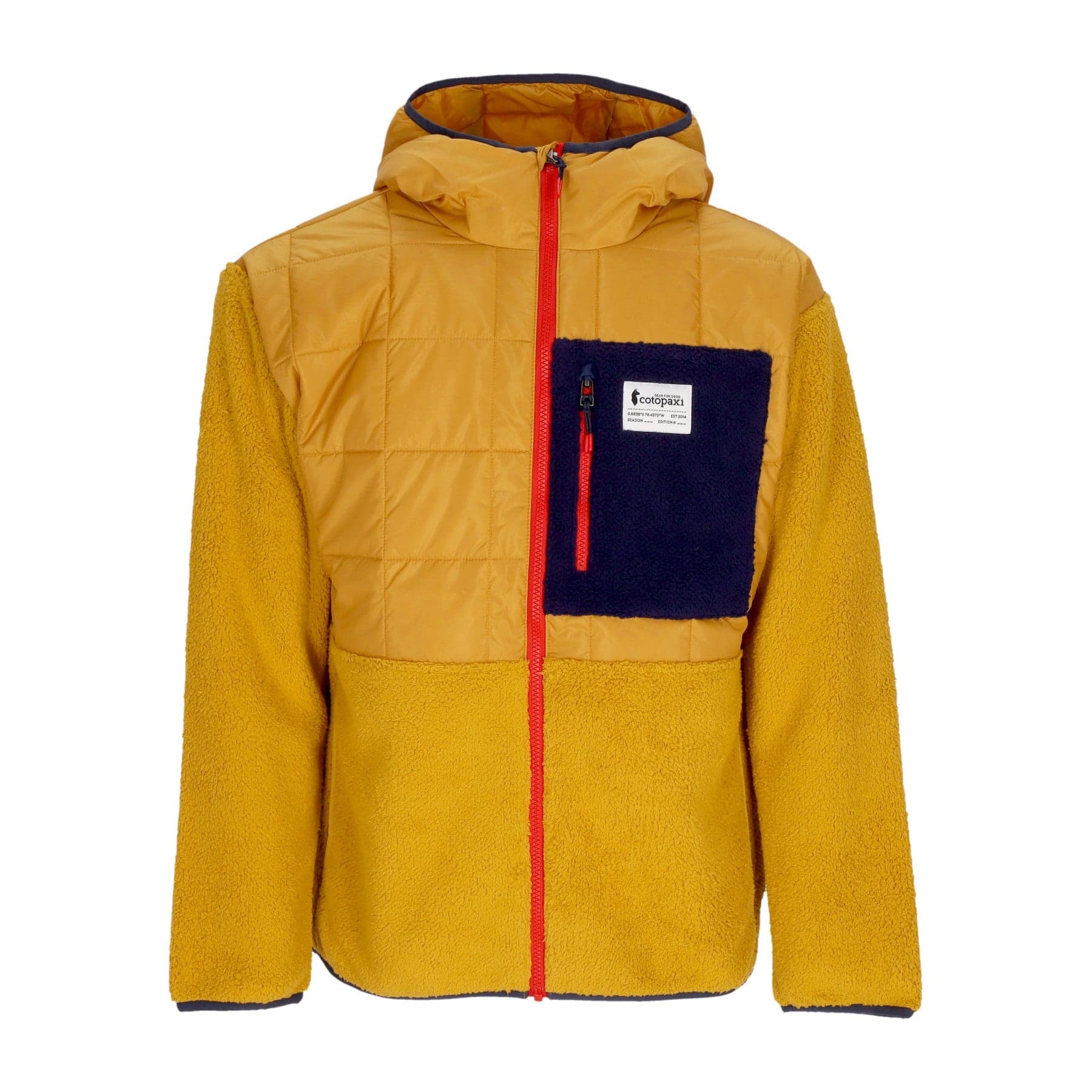 Men's Trico Hybrid Hooded Jacket Amber/amber