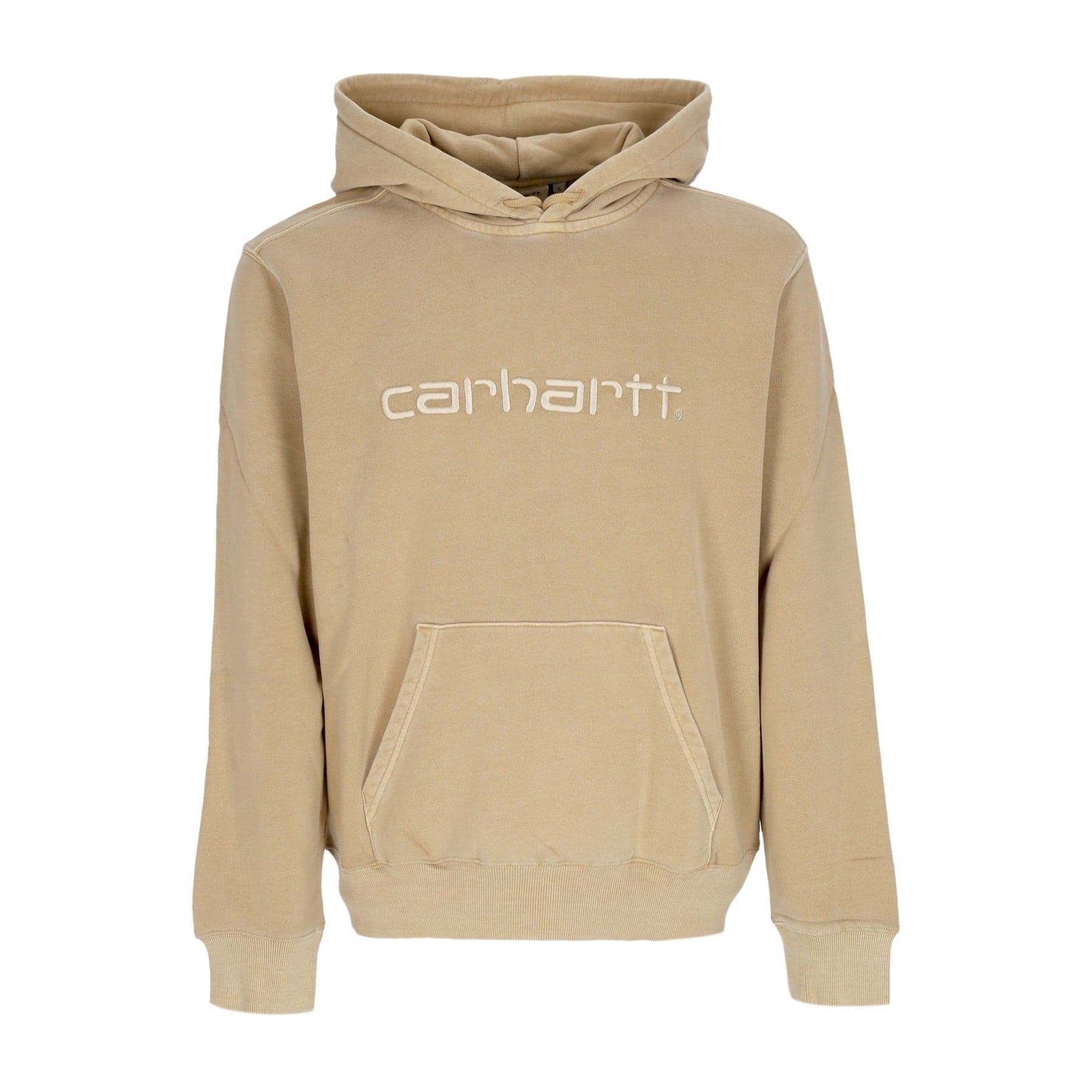 Men's Lightweight Hoodie Duster Hoodie Dusty H Brown Garment Dyed