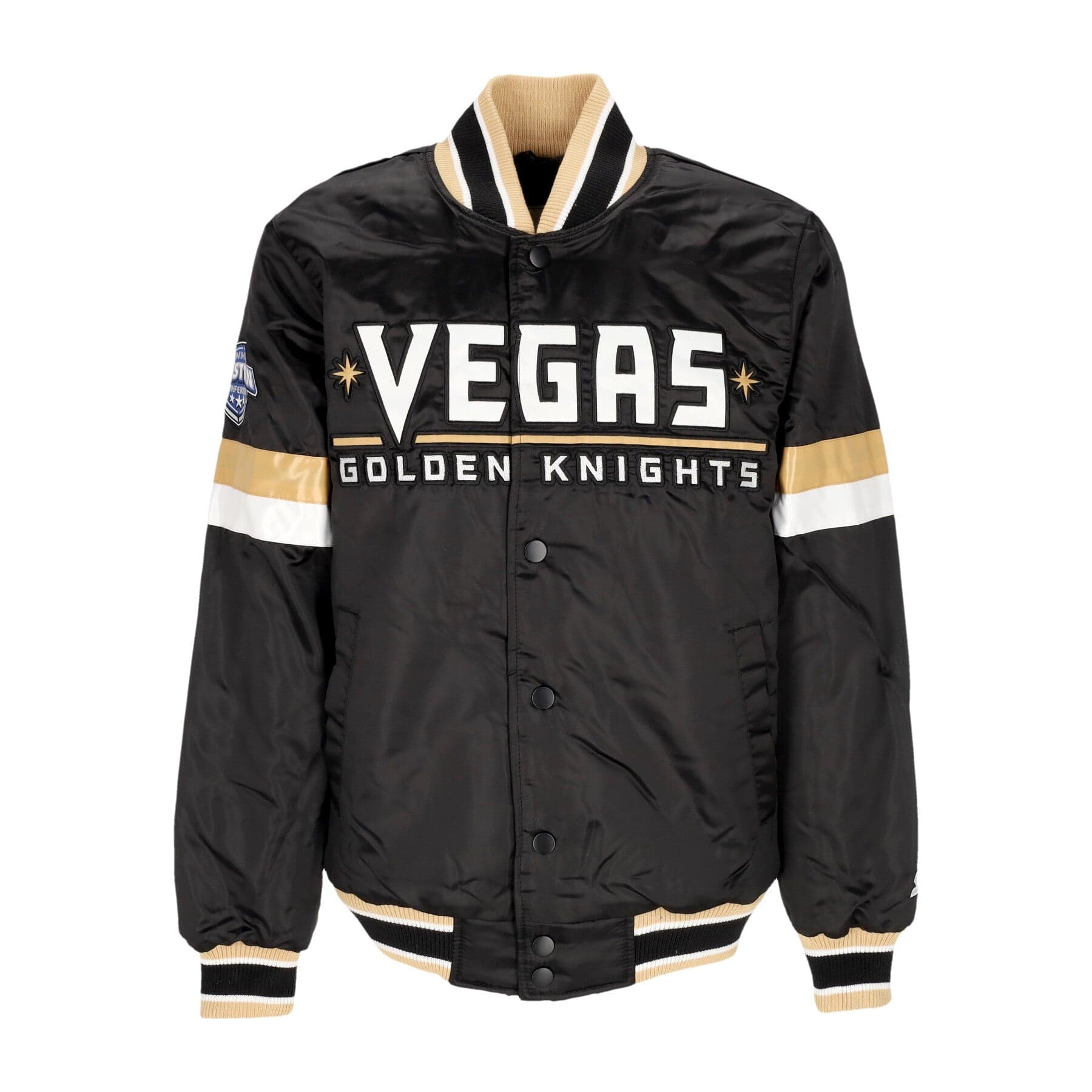 Men's Bomber Jacket Nhl Home Game Satin Jacket Vegkni