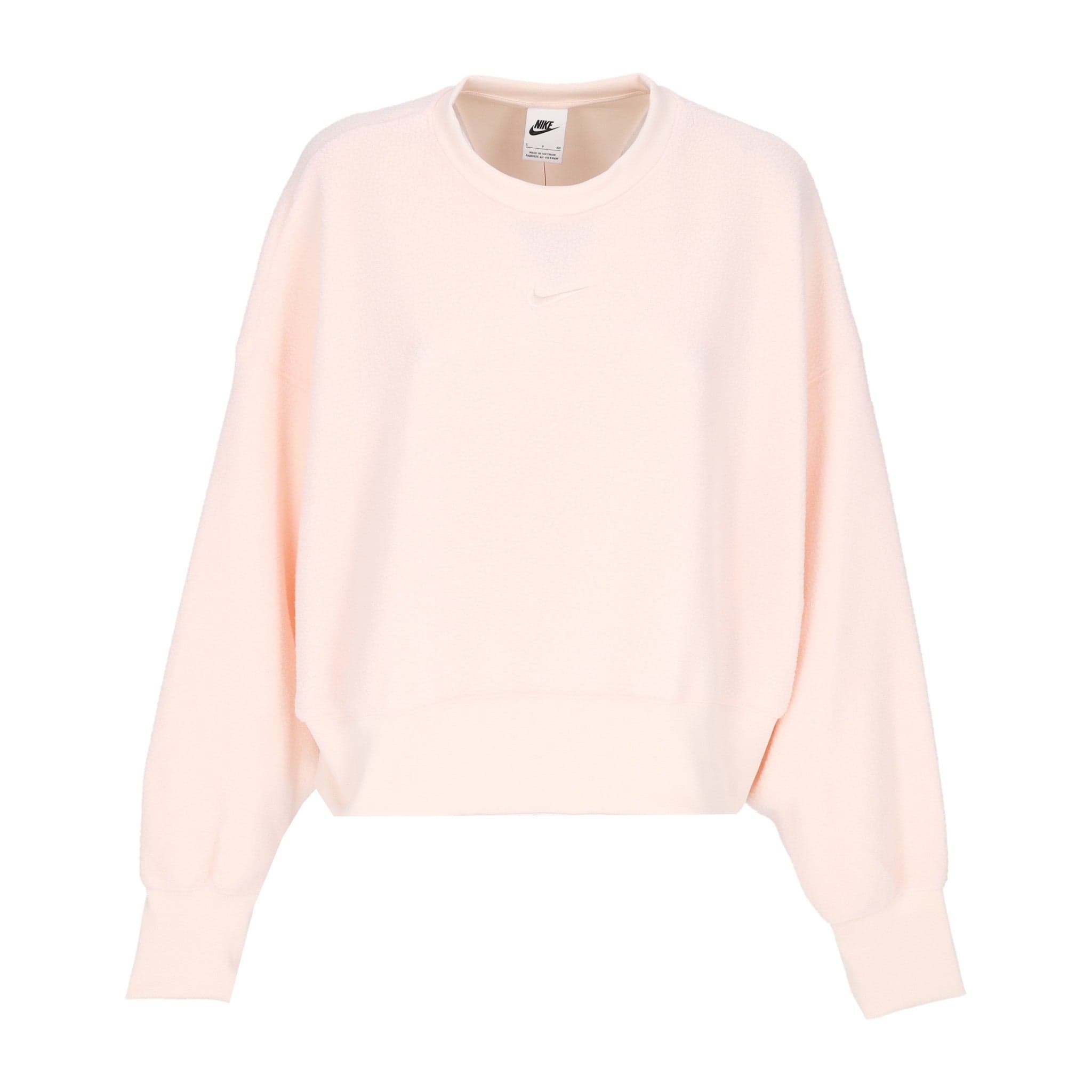 Women's Crewneck Sweatshirt Sportswear Plush Mod Crop Crewneck Guava Ice/guava Ice