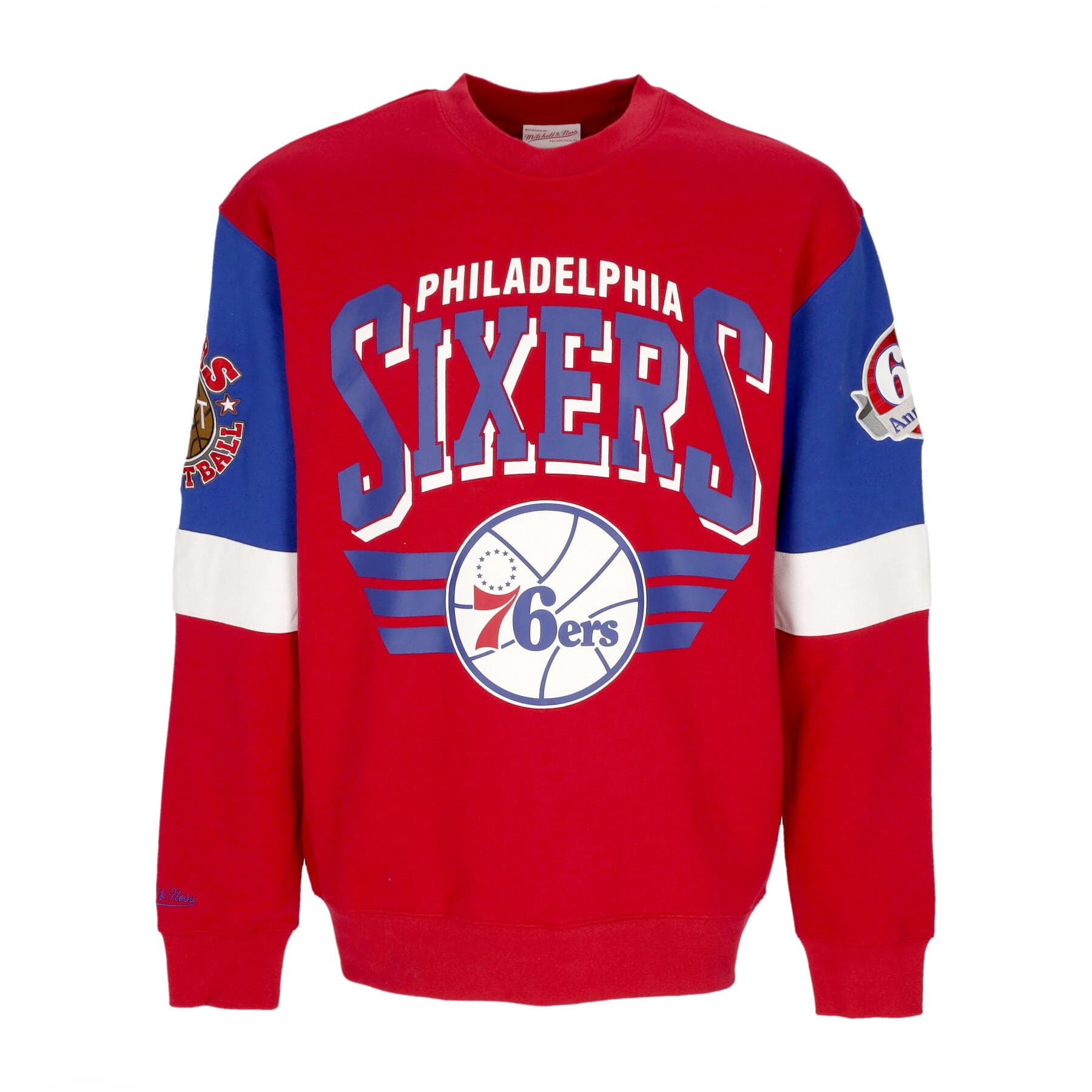 Men's Crewneck Sweatshirt NBA All Over Crew 3.0 Phi76e Original Team Colors