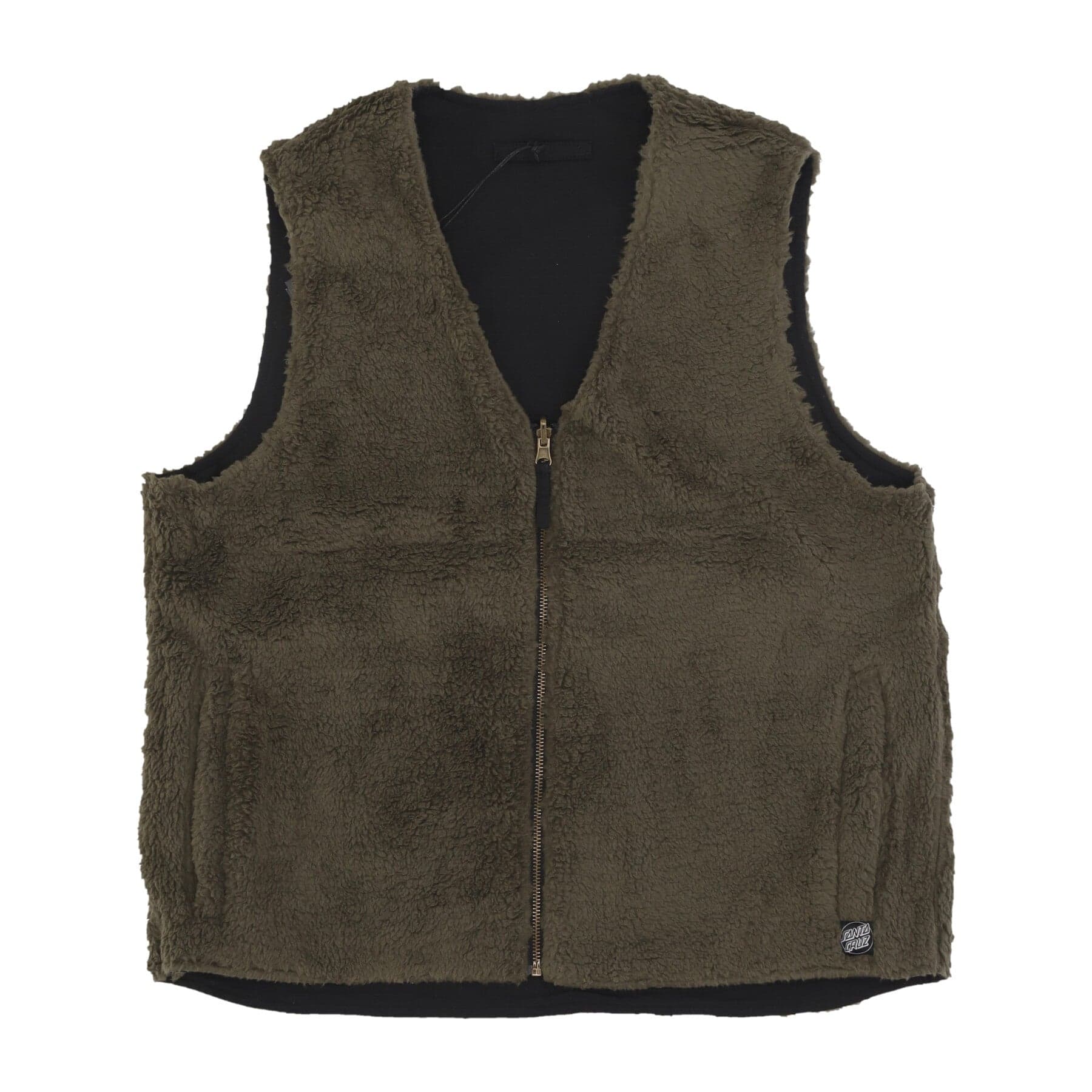Men's Sleeveless Hideout Reversible Vest Black/sea Kelp