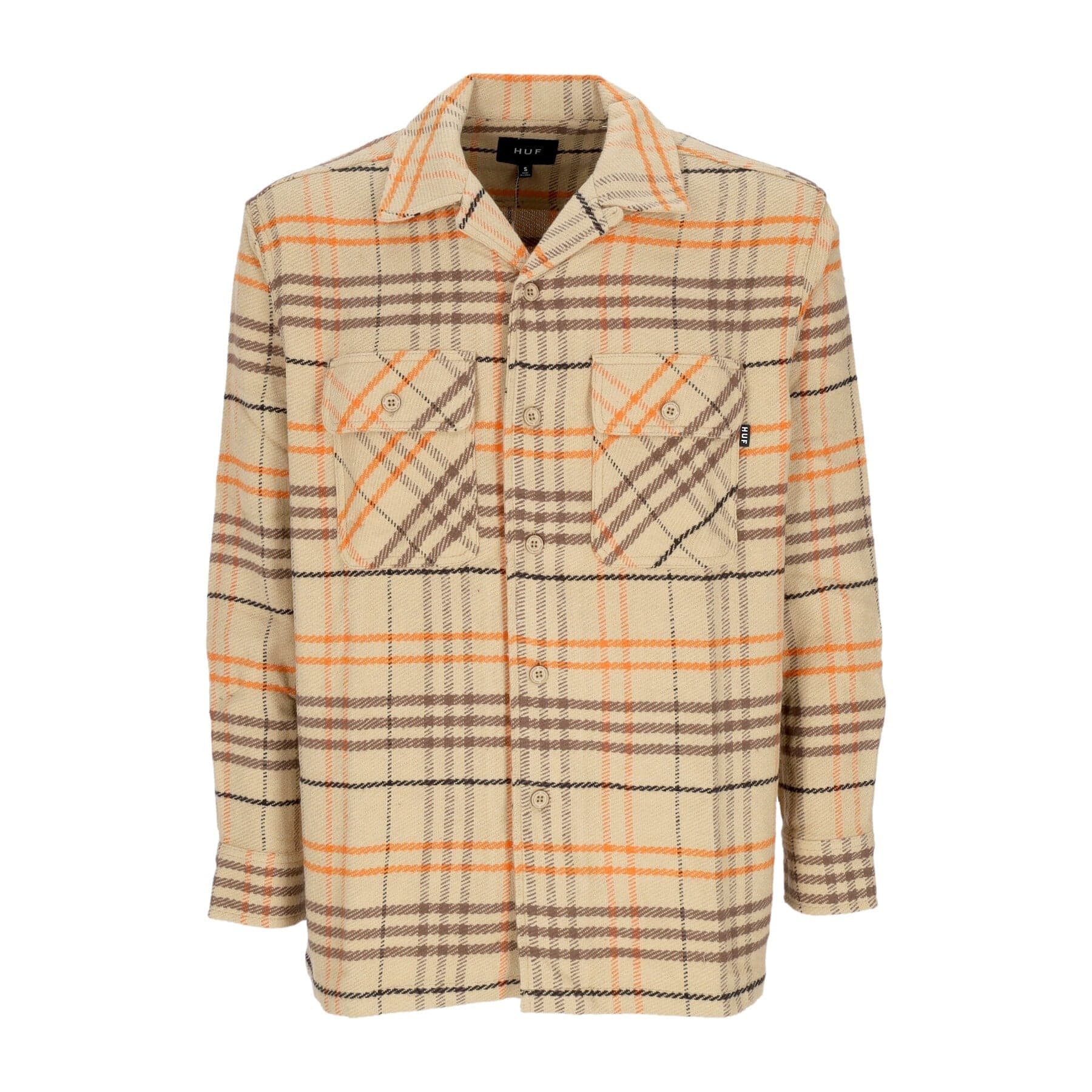 Westridge Woven Shirt Oatmeal Men's Long Sleeve Shirt