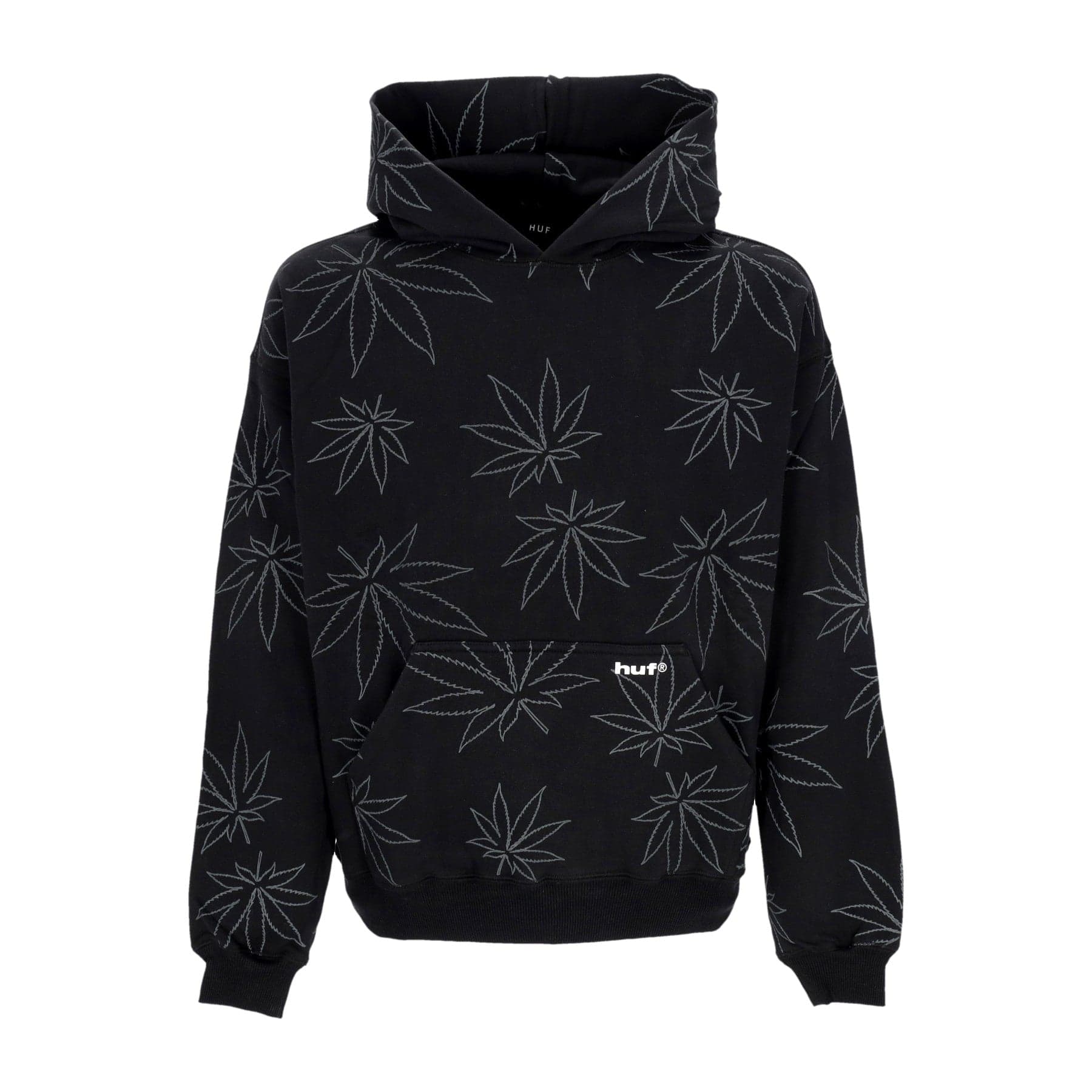 Plantlife Fleece Hoodie Black Men's Hoodie