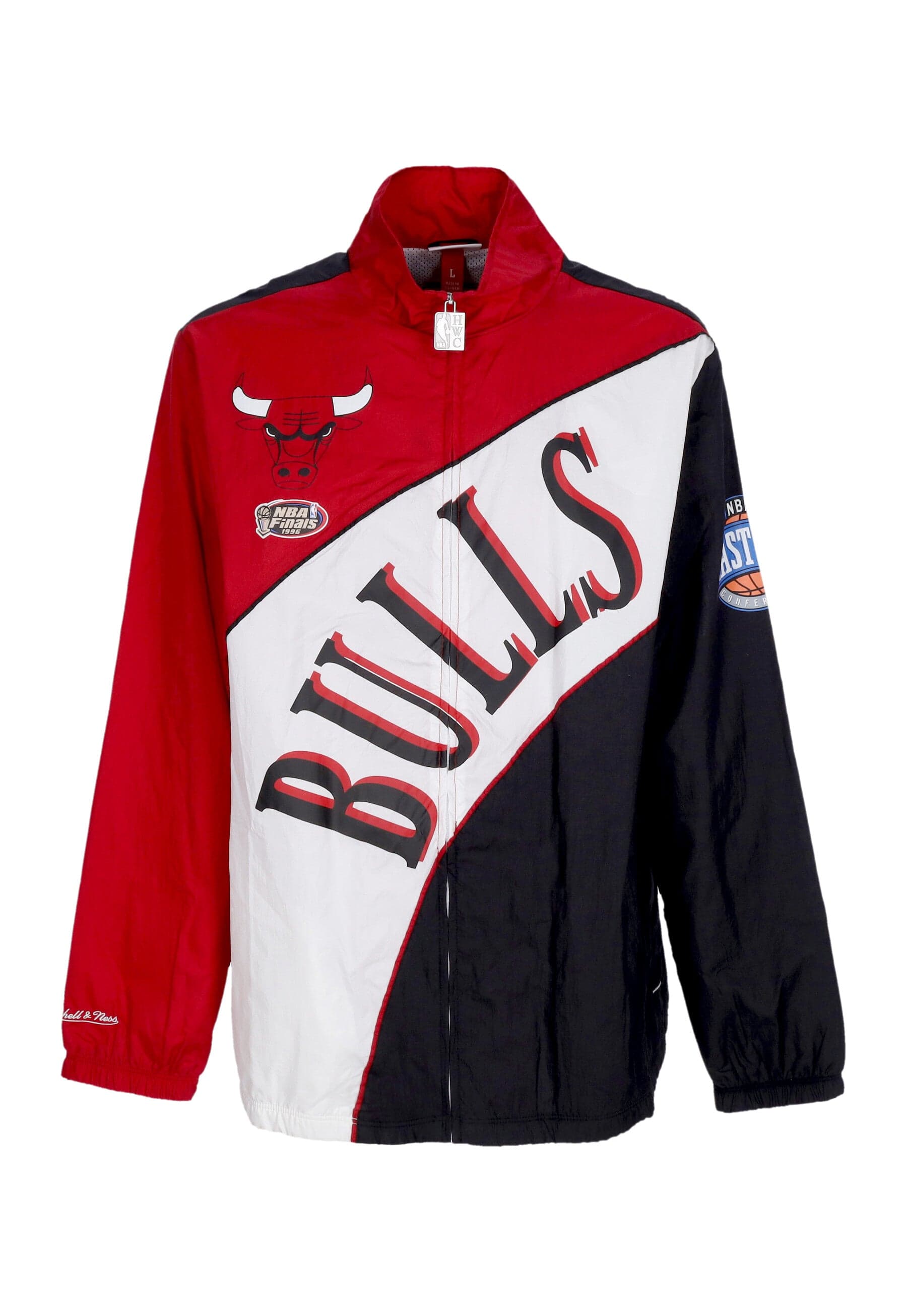 Men's Nba Arched Retro Lined Windbreaker Chibul Multi/white Windbreaker Jacket