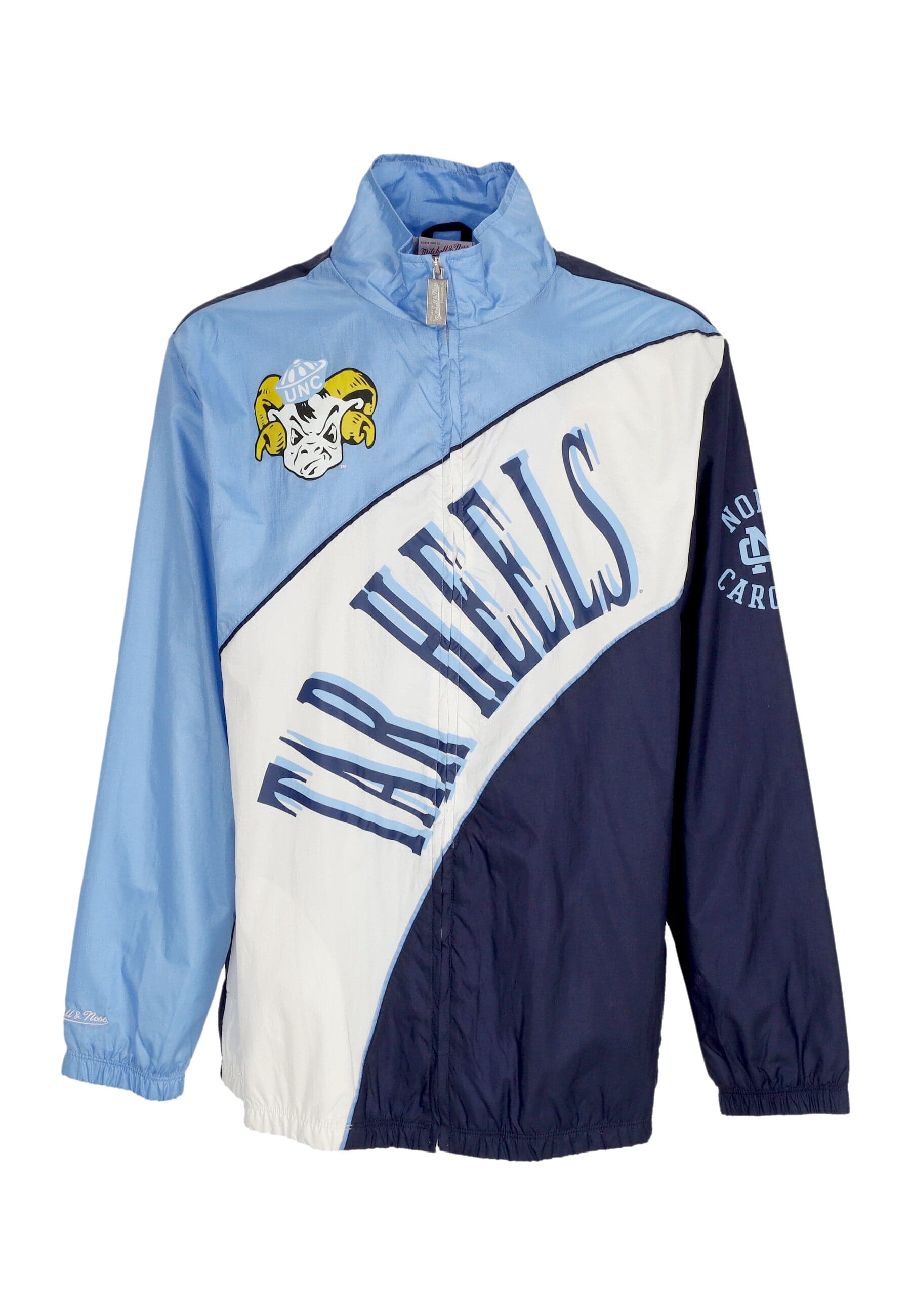 Men's Ncaa Arched Retro Lined Windbreaker Unchee Multi/white Windbreaker Jacket
