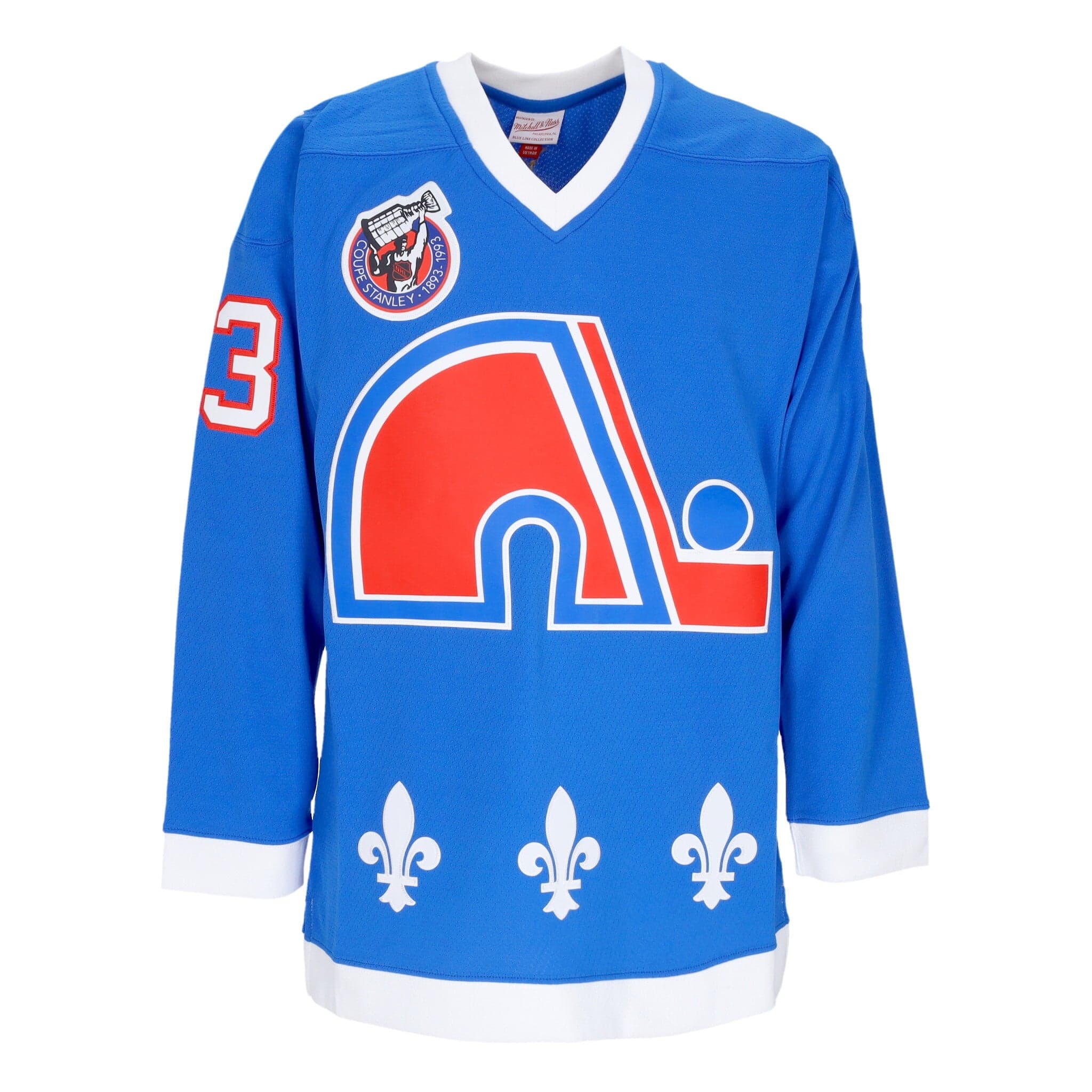 Men's Hockey Jacket NHL Dark Jersey 1992 No 13 Sundin Quenor Blue