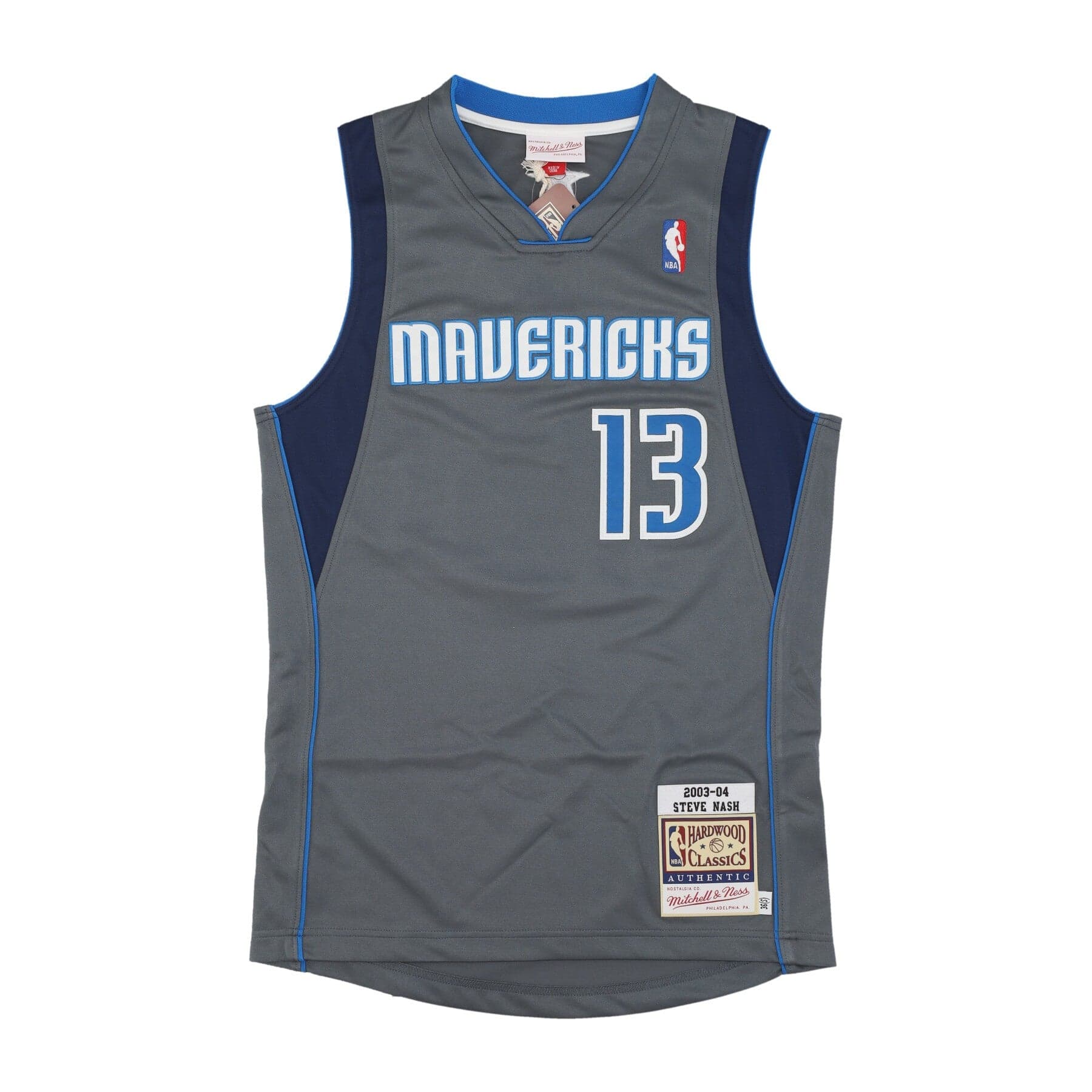 Men's Basketball Tank Top Nba Alternate Jersey 2003 No 13 Steve Nash Dalmav Gray