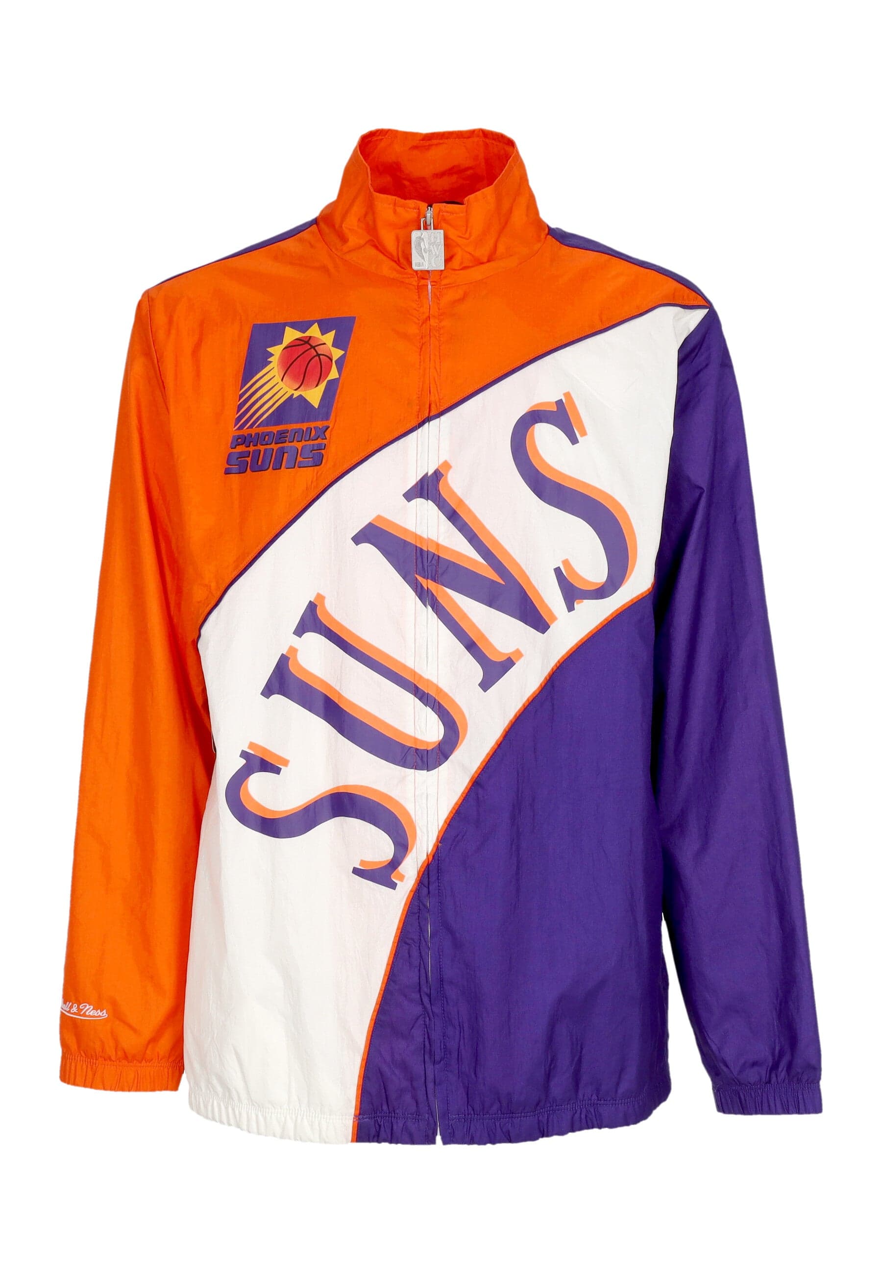 Men's Nba Arched Retro Lined Windbreaker Phosun Purple/orange Windbreaker Jacket