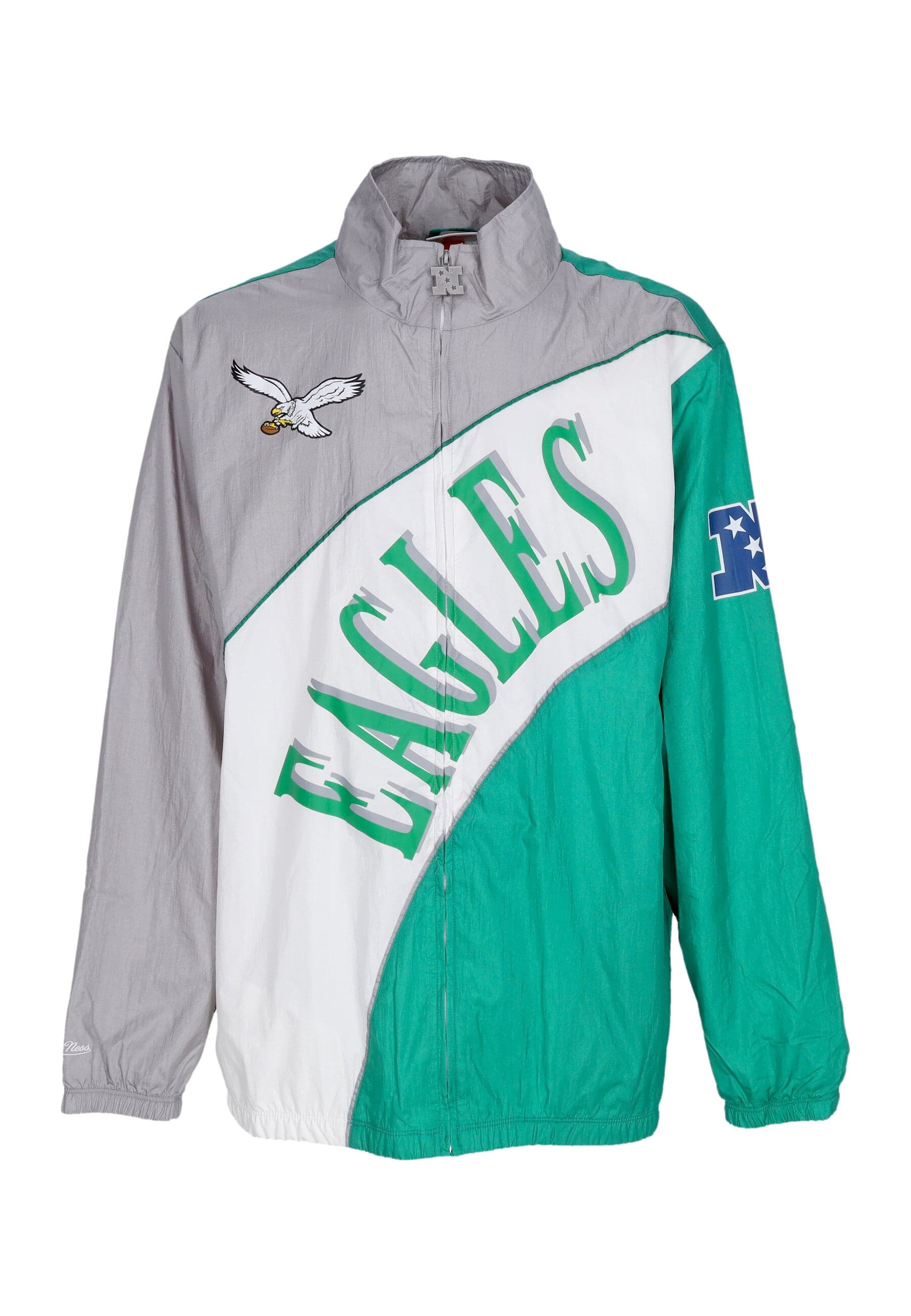 Men's Windbreaker Nfl Arched Retro Lined Windbreaker Phieag Multi/white