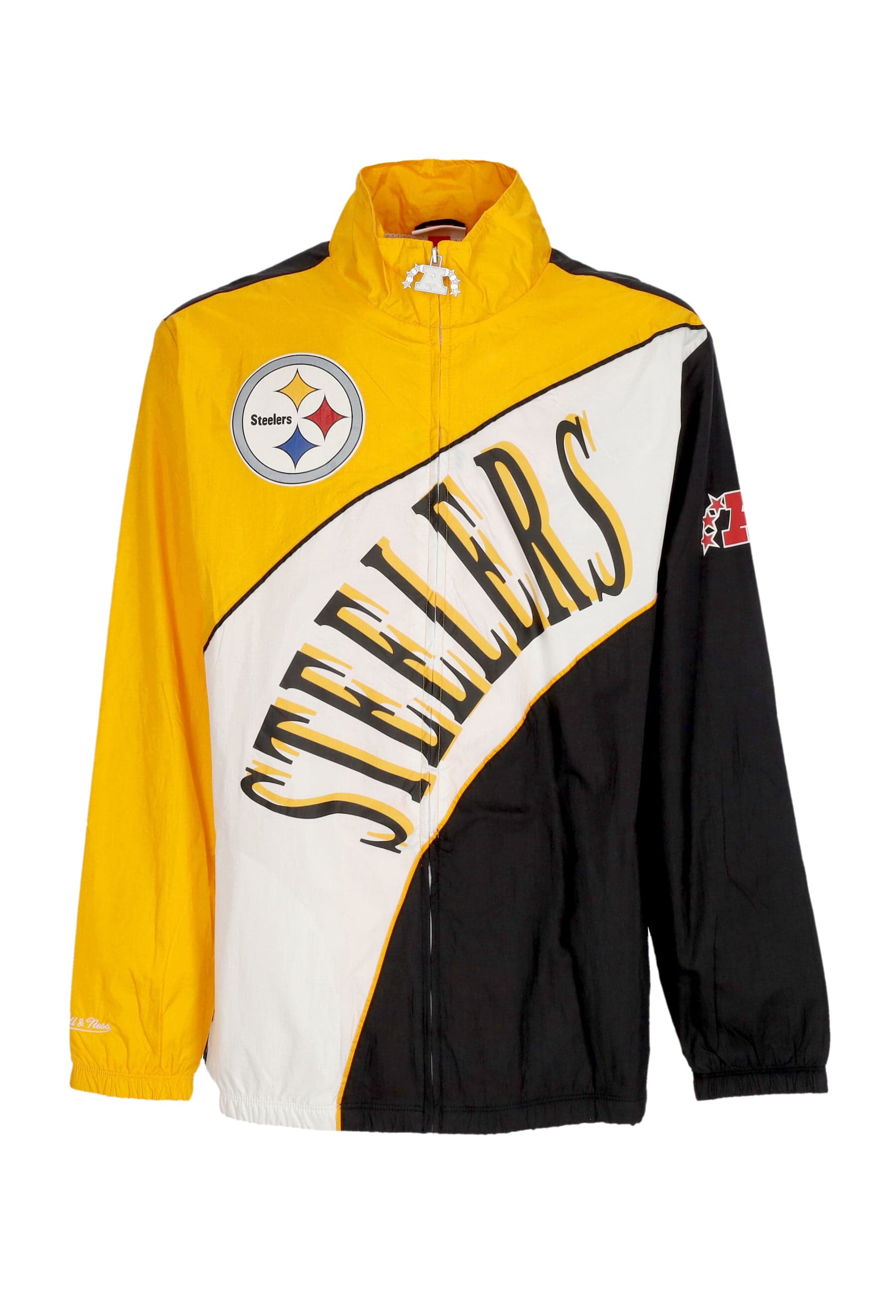 Men's Nfl Arched Retro Lined Windbreaker Pitste Multi/white