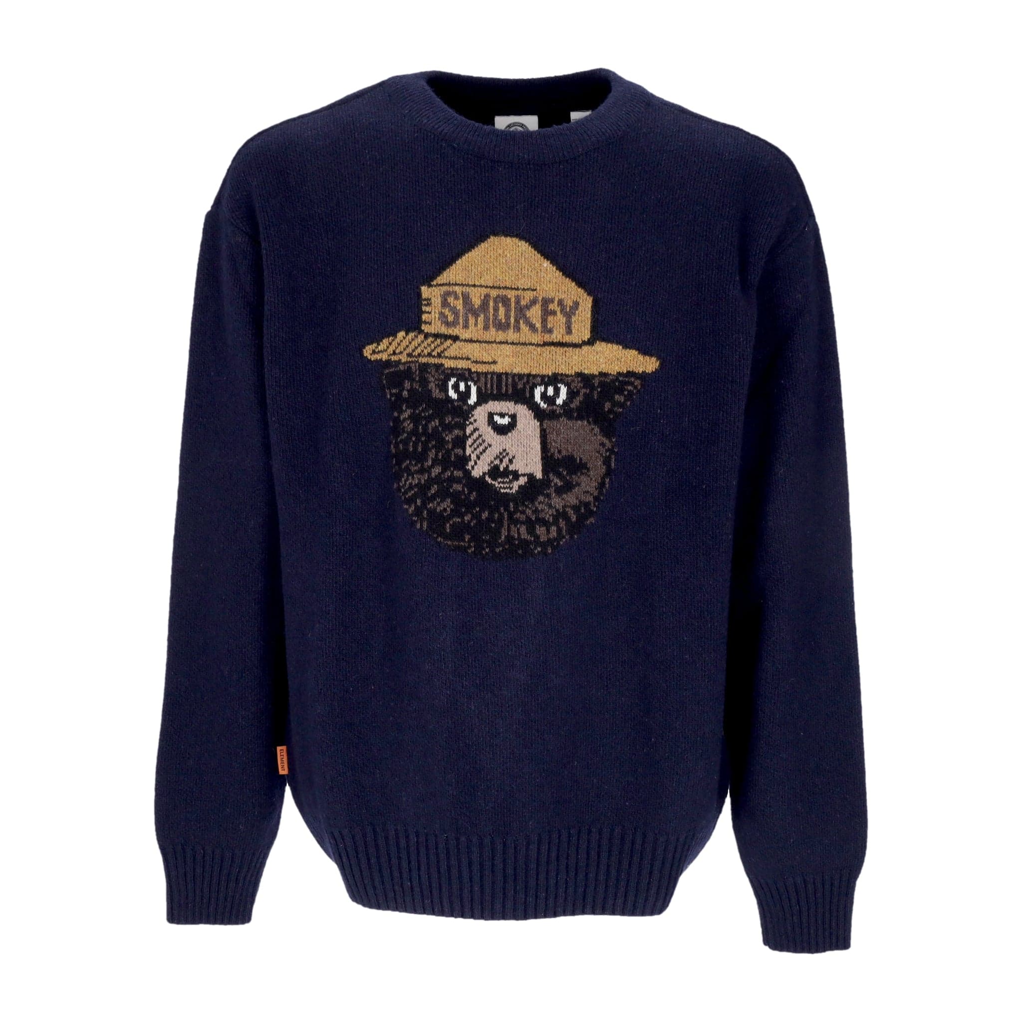 Men's Jacquard Sweater X Smokey Bear Eclipse Navy