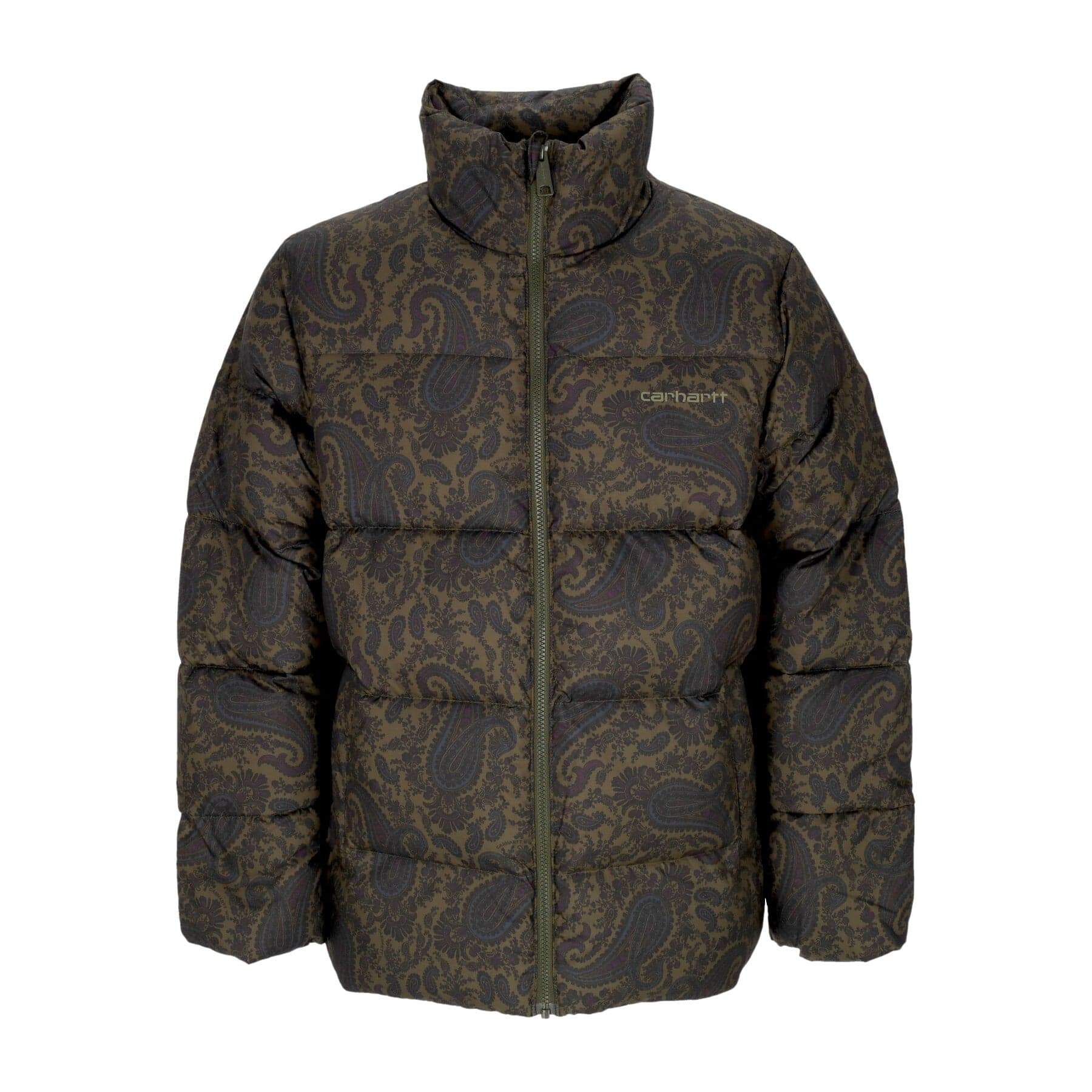 Springfield Jacket Men's Down Jacket Paisley Print/plant/black